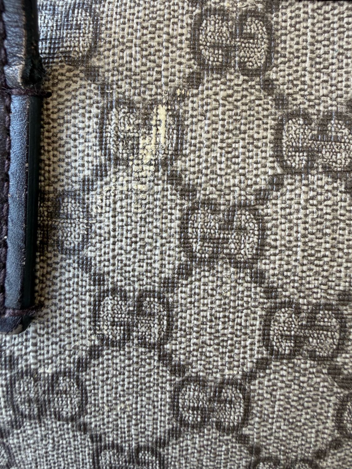 Gucci Monogram Supreme Coated Canvas Sling Messenger