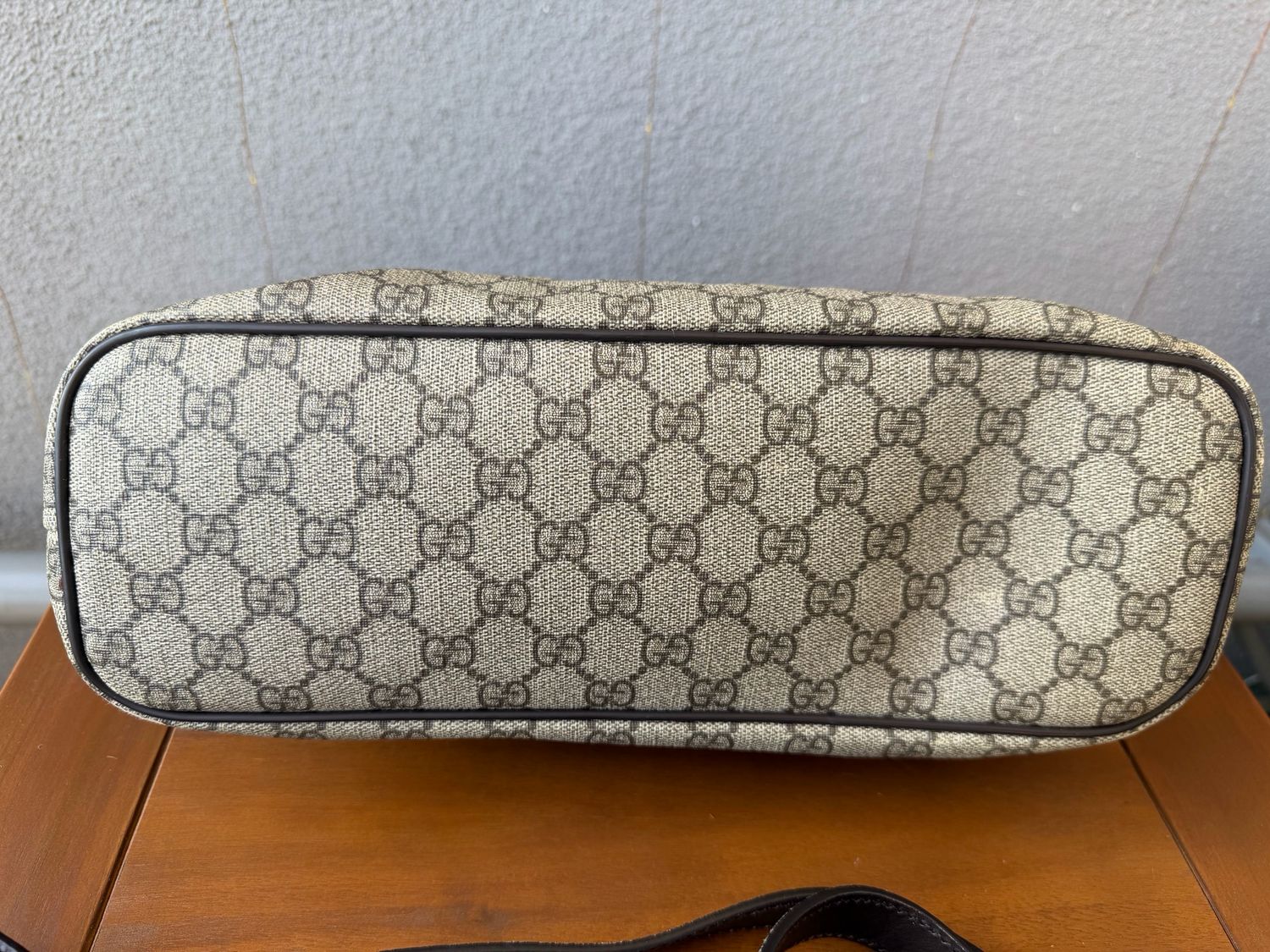 Gucci Monogram Supreme Coated Canvas Sling Messenger