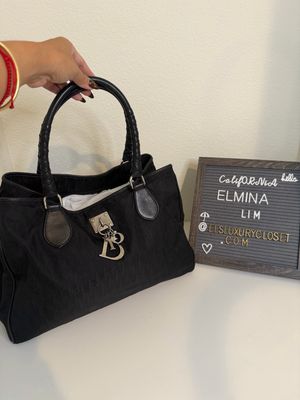 Christian Dior Monogram Canvas Lovely Tote Shoulder 