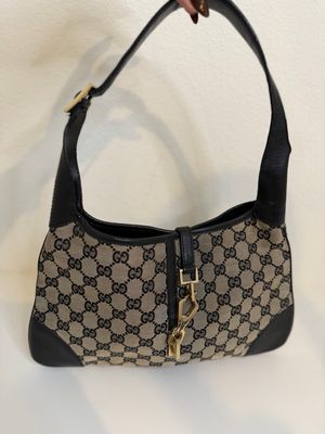 Gucci Monogram Jackie Hobo Shoulder Canvas