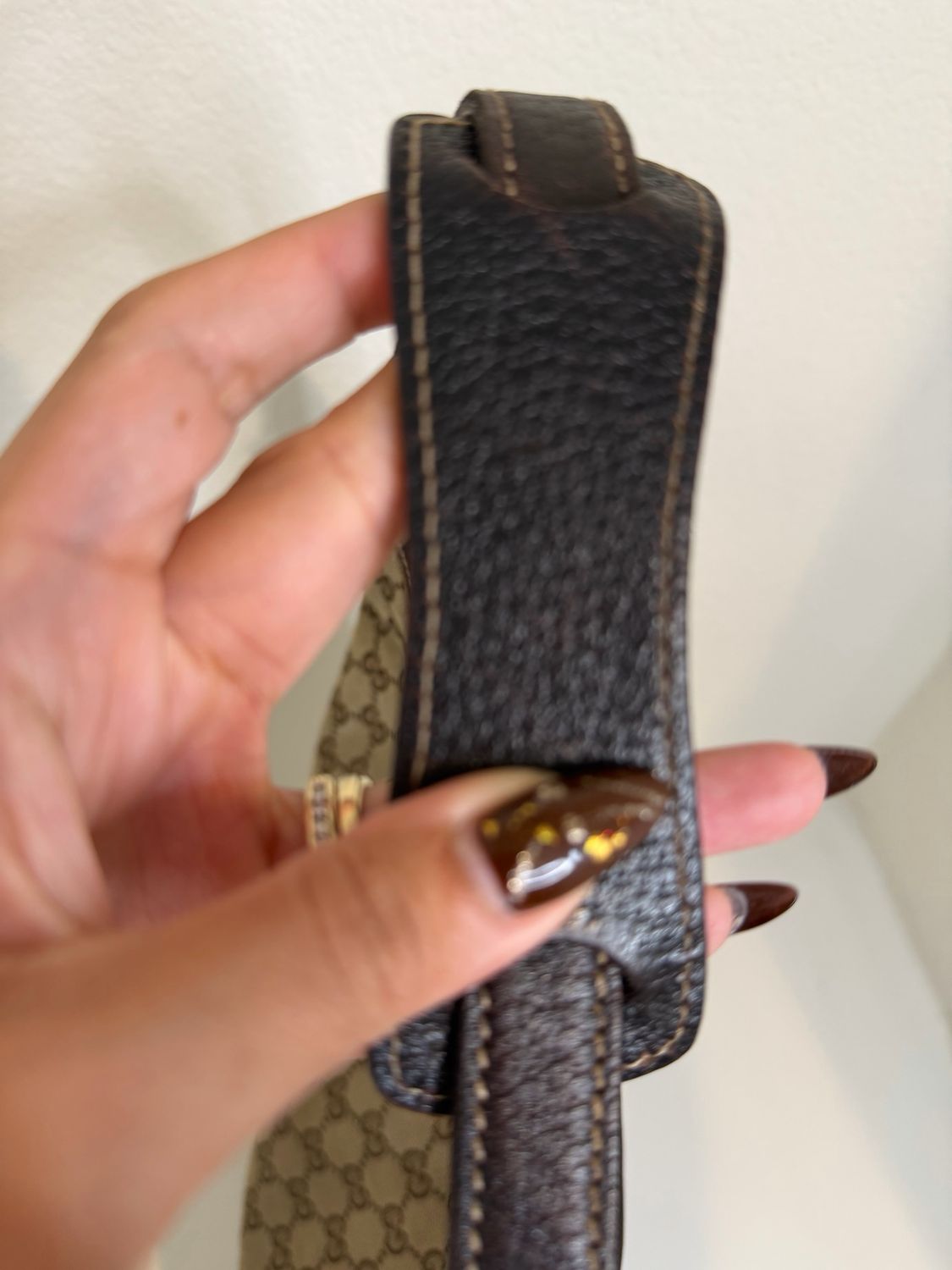 Gucci Monogram Canvas Princy Hobo Shoulder