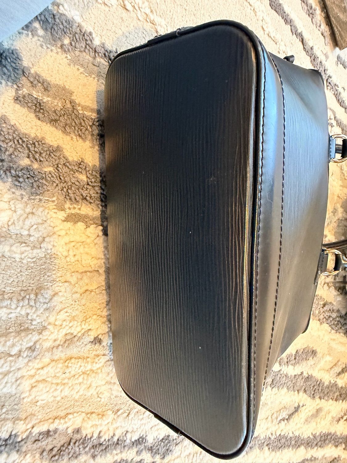 Louis Vuitton Epi Black Lockit Top Handle Tote