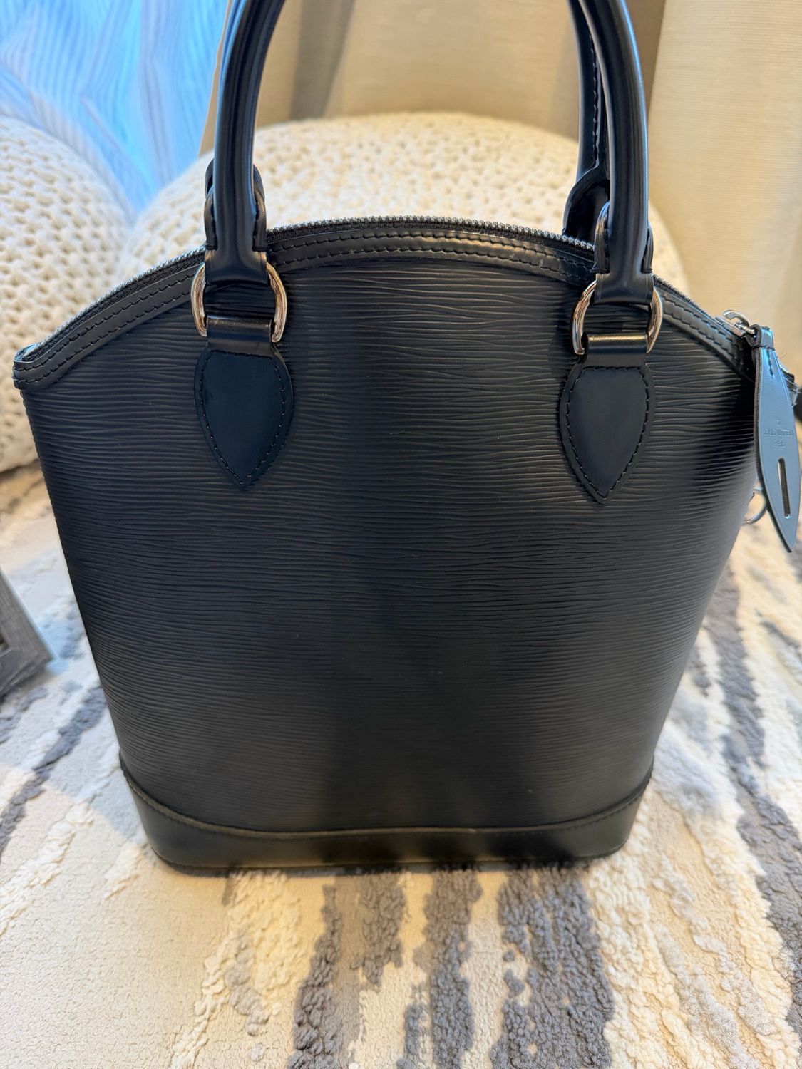 Louis Vuitton Epi Black Lockit Top Handle Tote