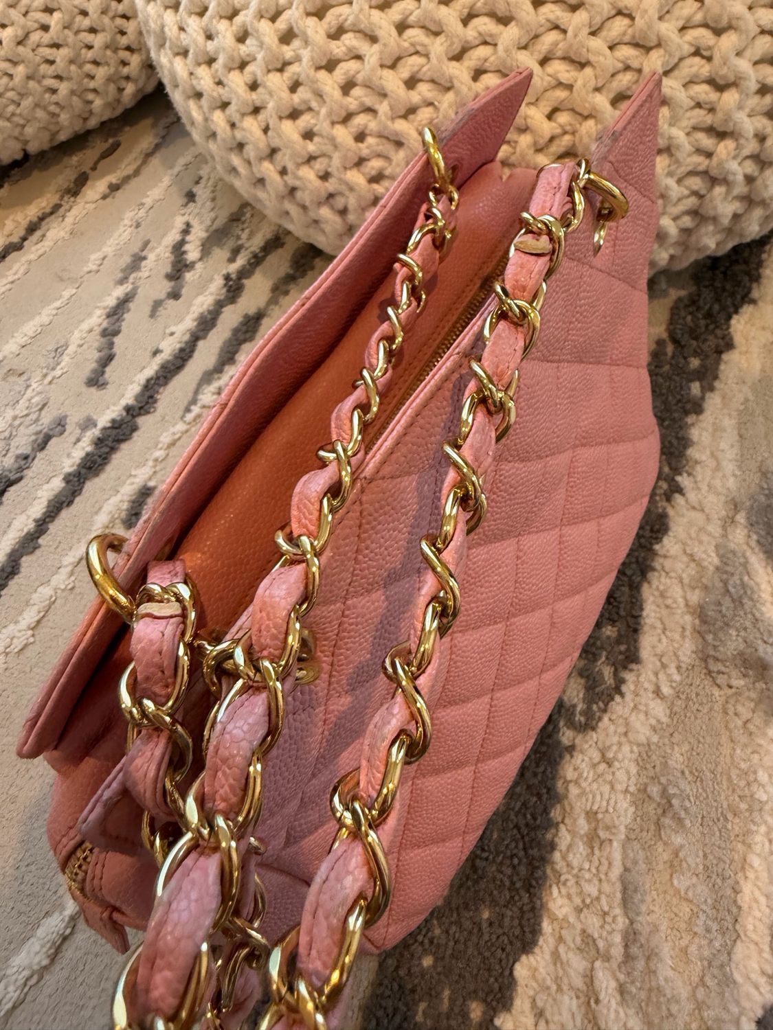 Chanel Petite Timeless Tote Caviar Shoulder Bag