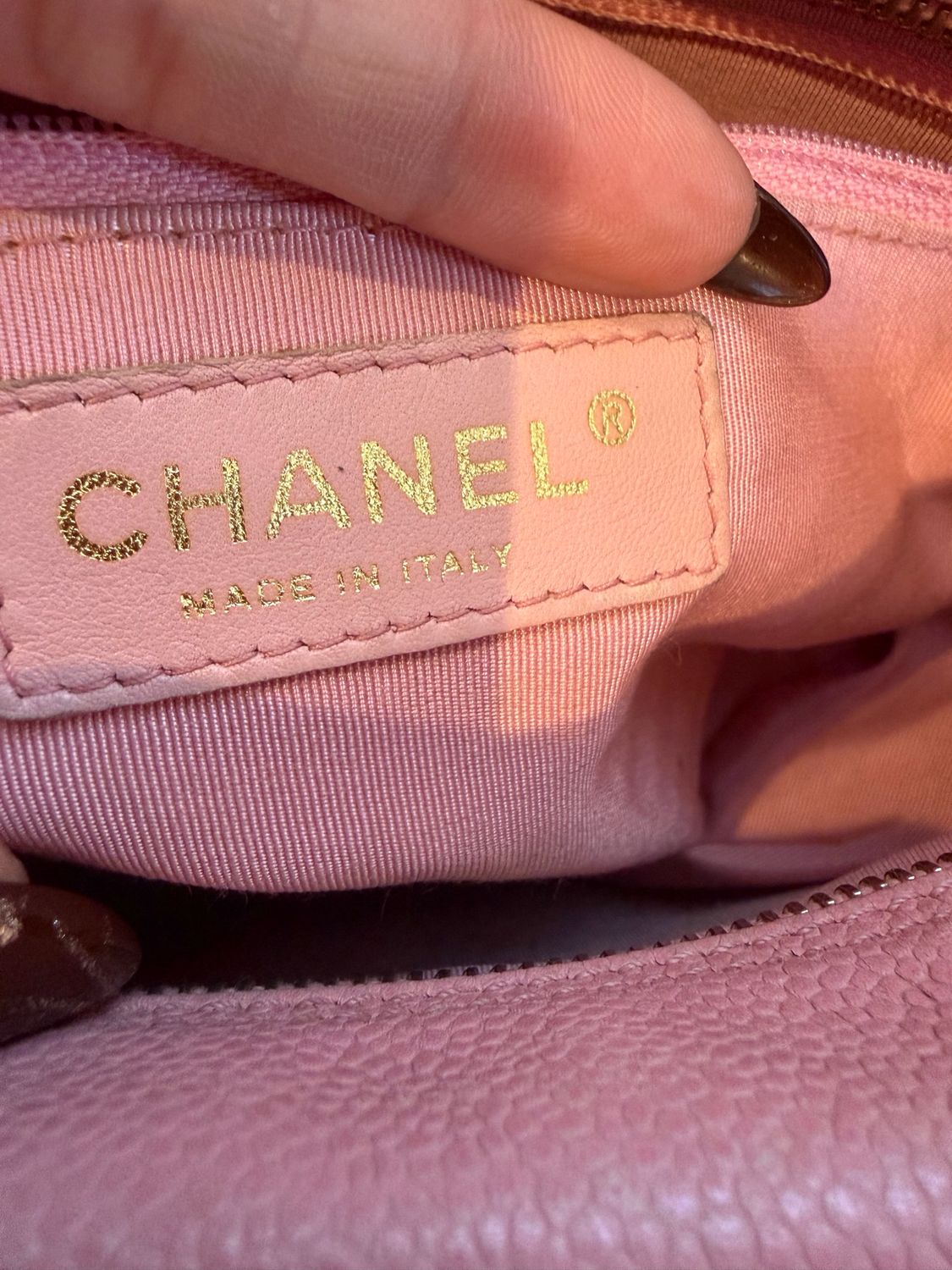 Chanel Petite Timeless Tote Caviar Shoulder Bag