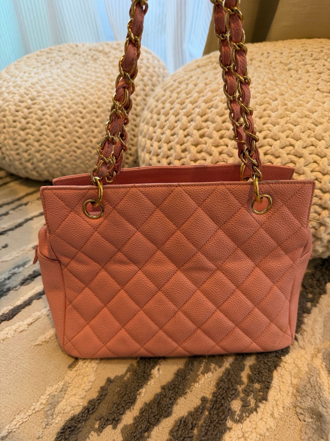 Chanel Petite Timeless Tote Caviar Shoulder Bag