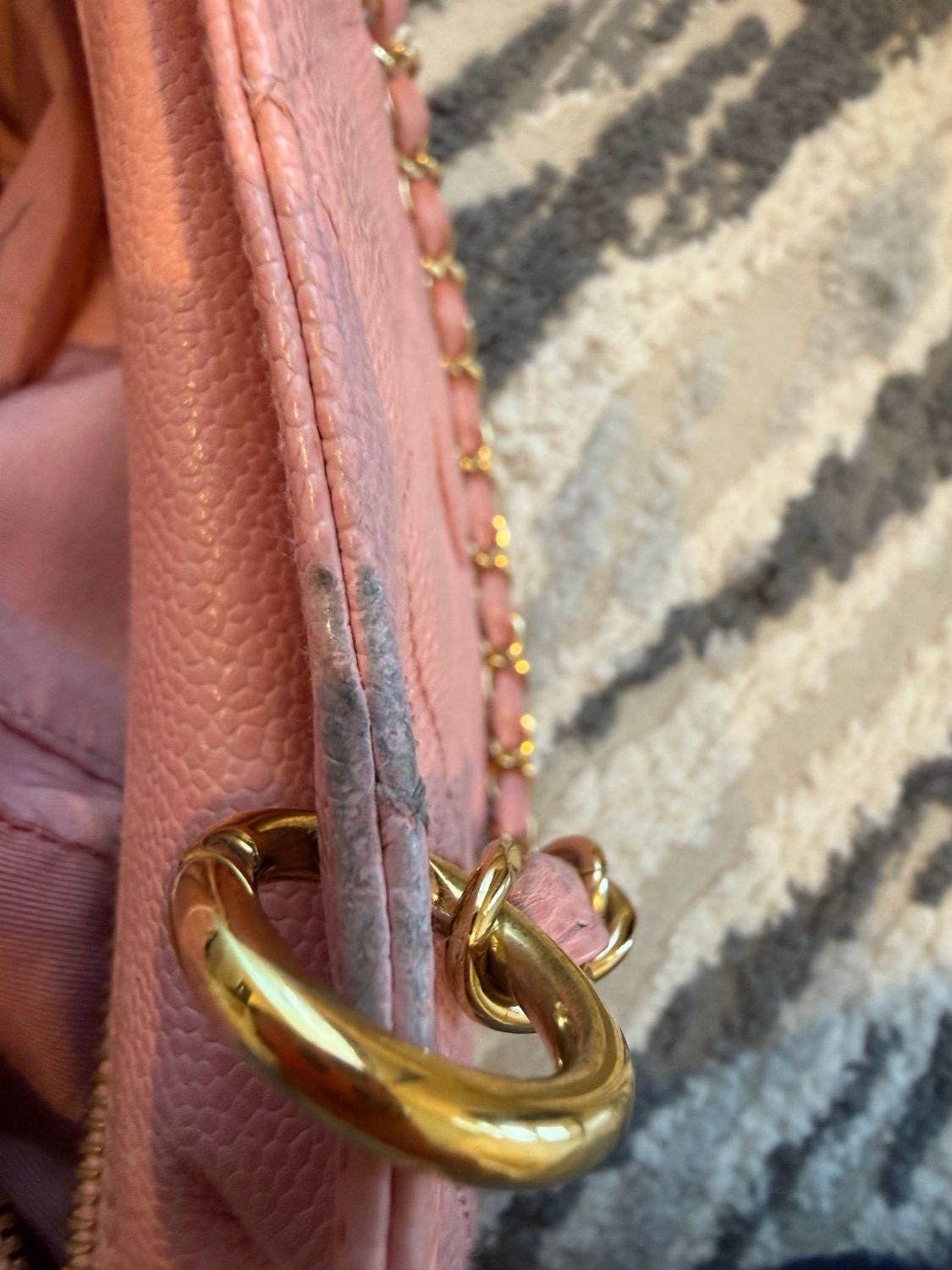 Chanel Petite Timeless Tote Caviar Shoulder Bag