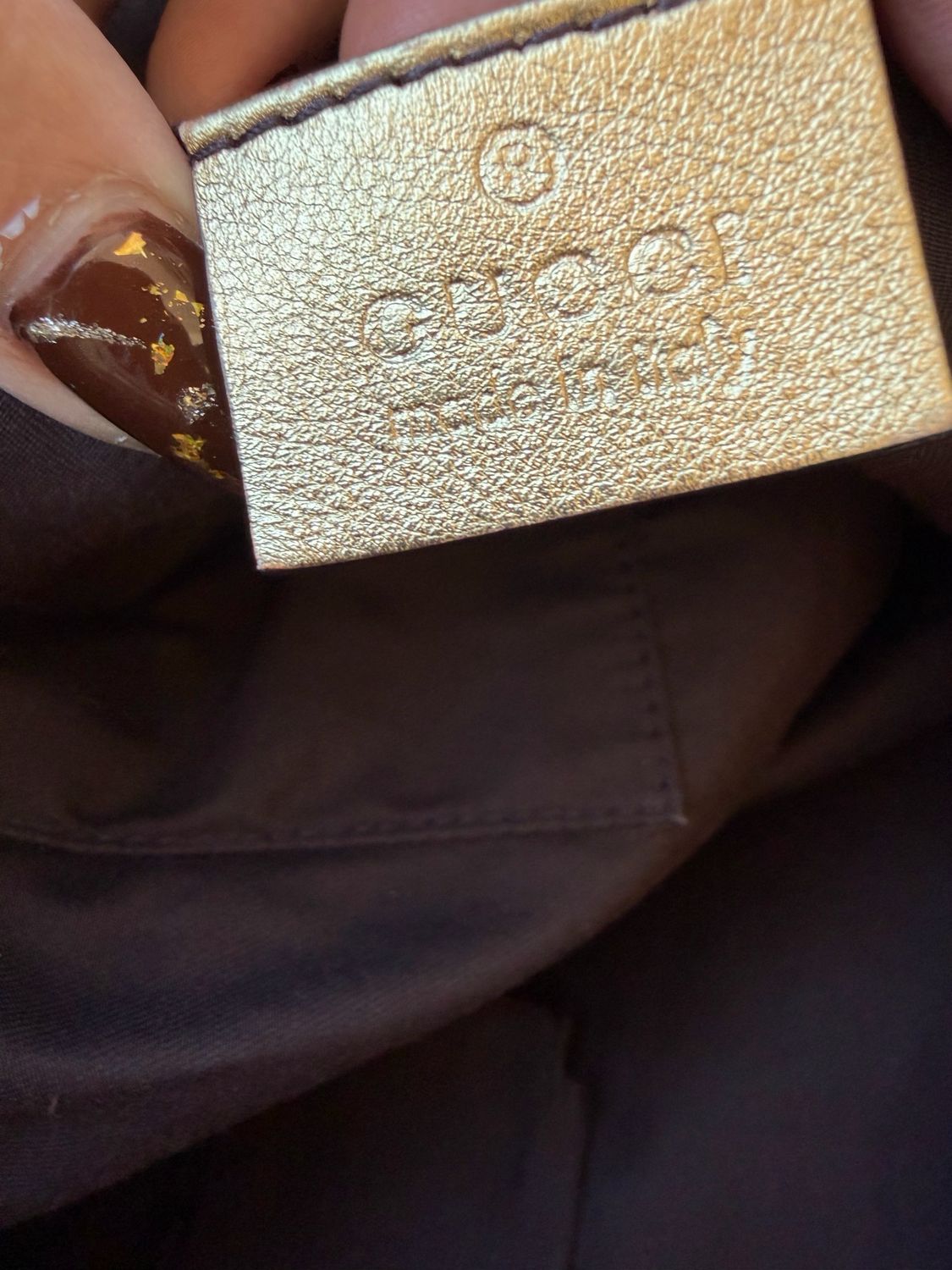 Gucci Monogram Canvas Web Tote Shoulder Bag