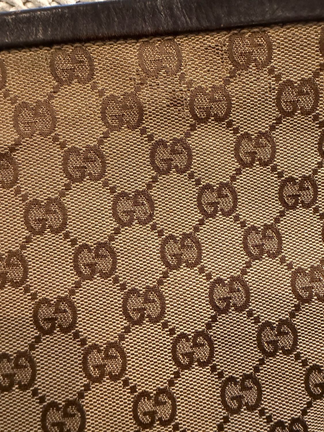 Gucci Monogram Canvas Bucket Sling Messenger