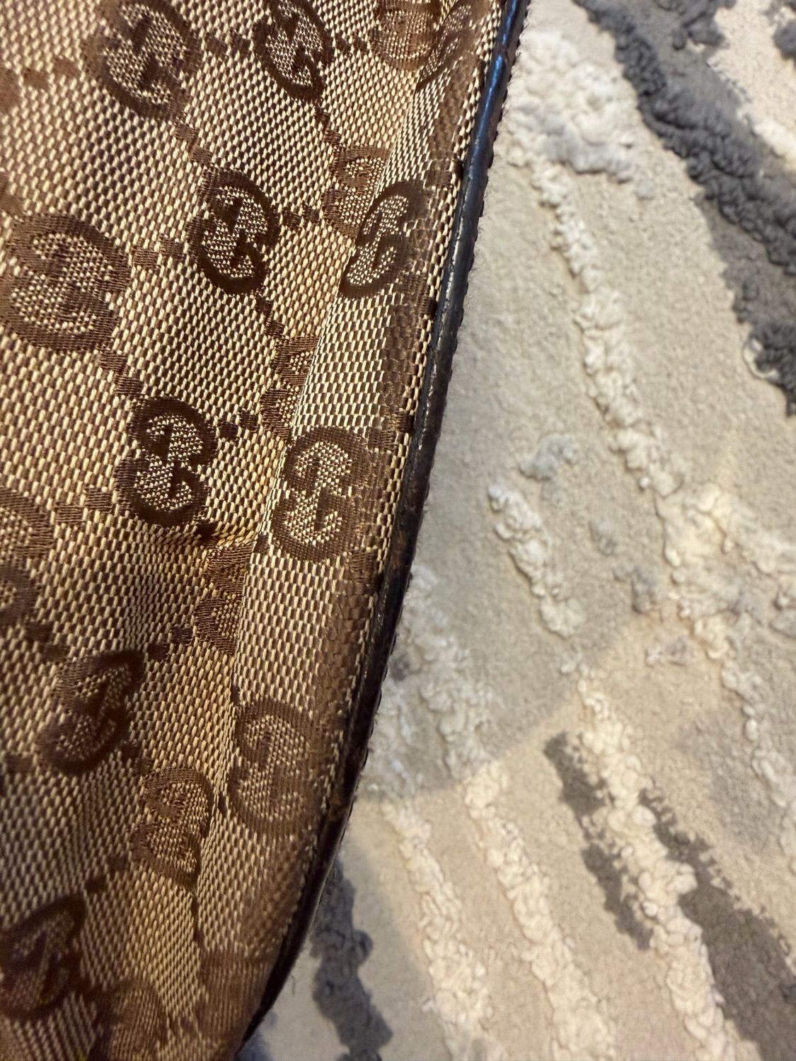 Gucci Monogram Canvas Bucket Sling Messenger