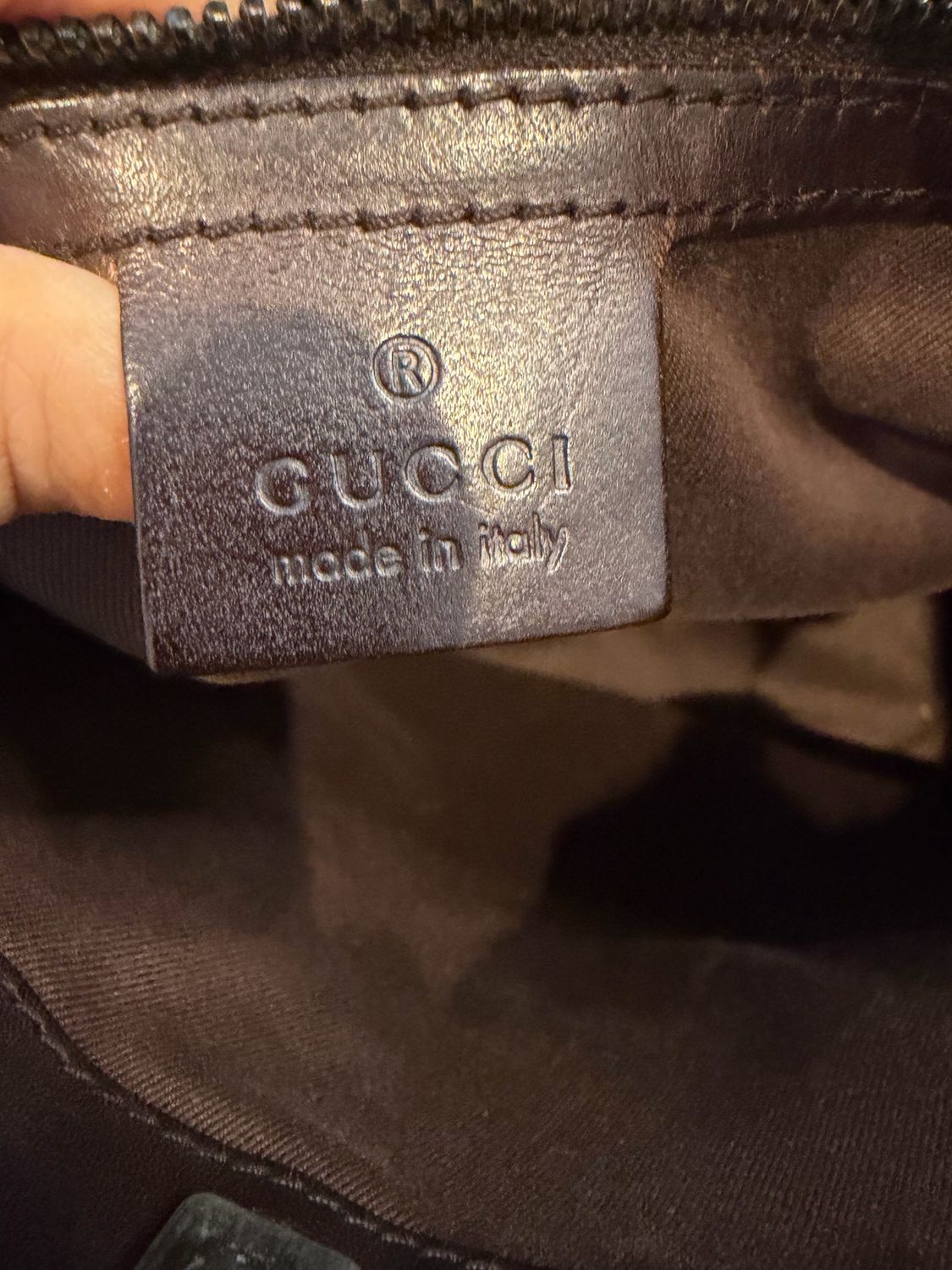 Gucci Monogram Canvas Bucket Sling Messenger
