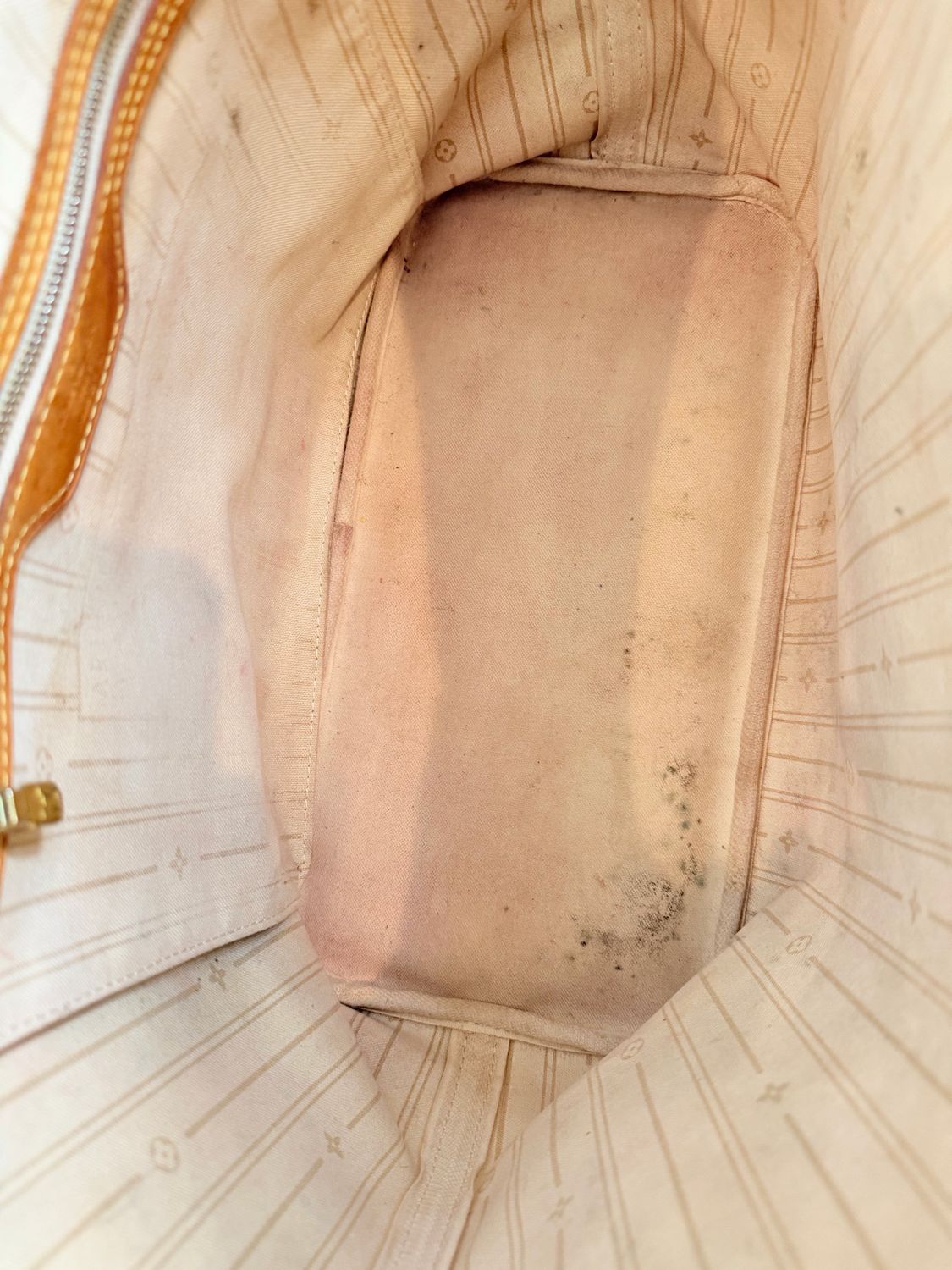 Louis Vuitton Damier Azur Neverfull Mm Tote Shoulder