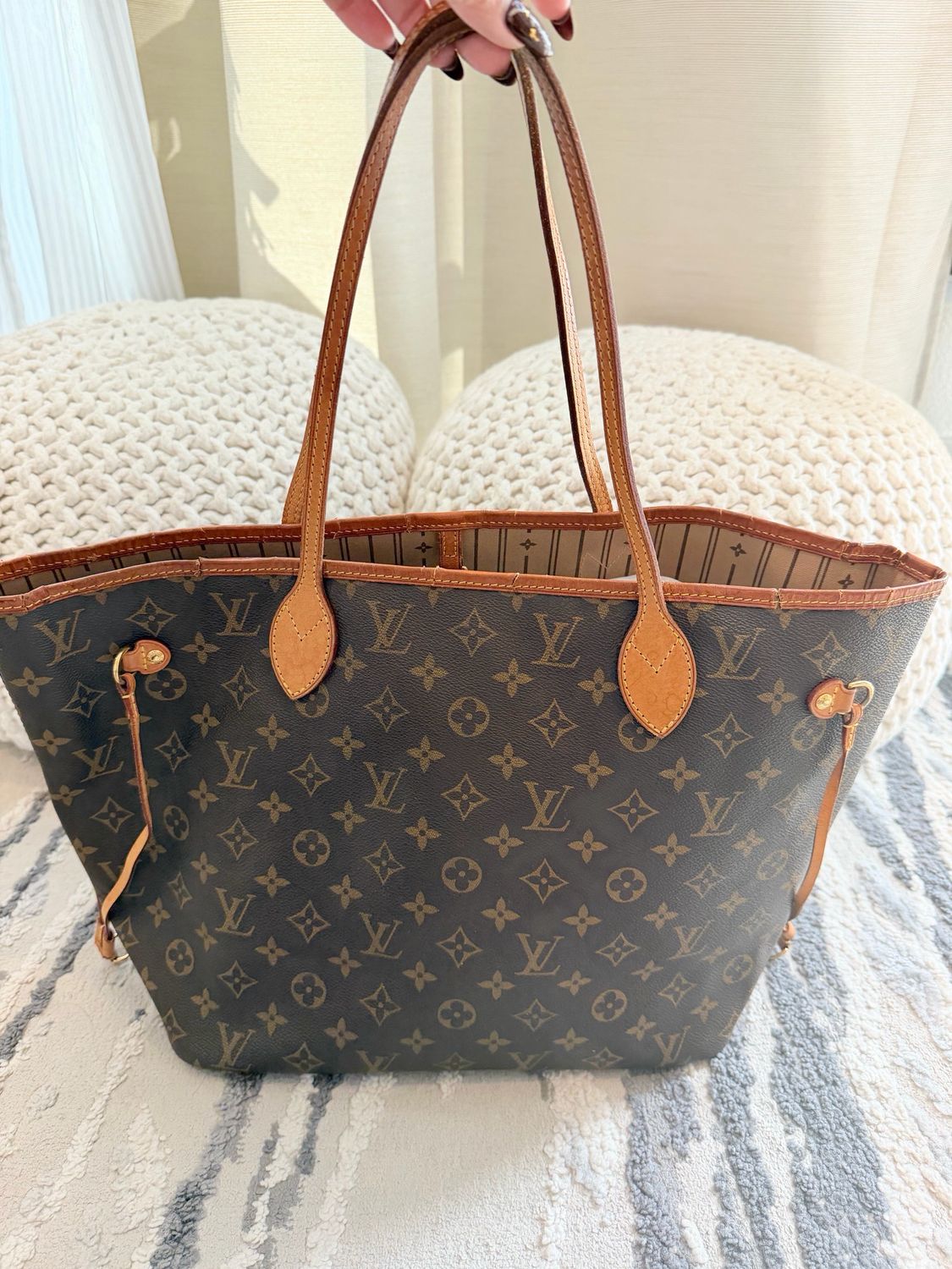 Louis Vuitton Neverfull Monogram Mm Tote Shoulder