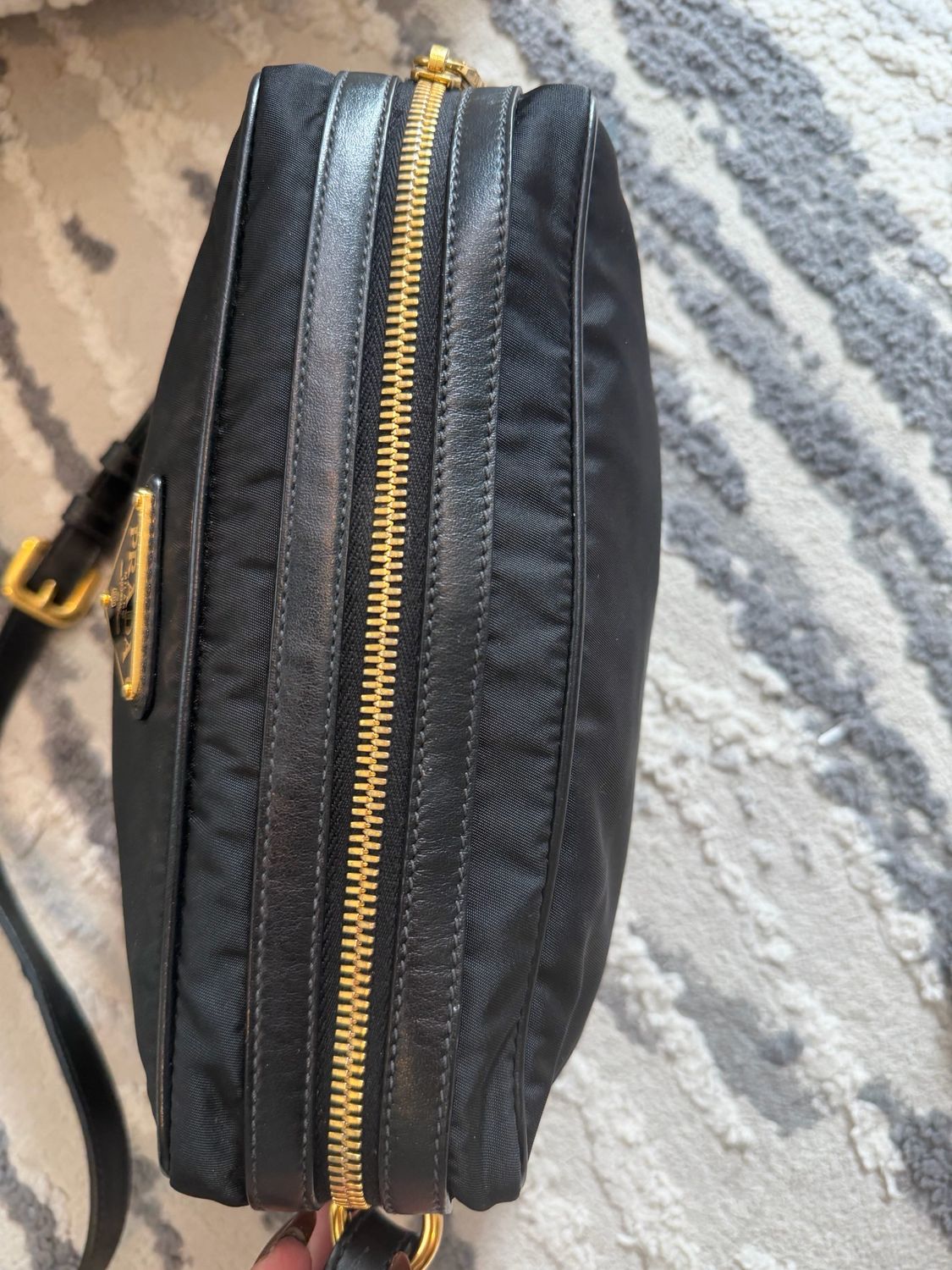 Prada Nylon Tessuto Camera Bag Zipper Messenger Crossbody