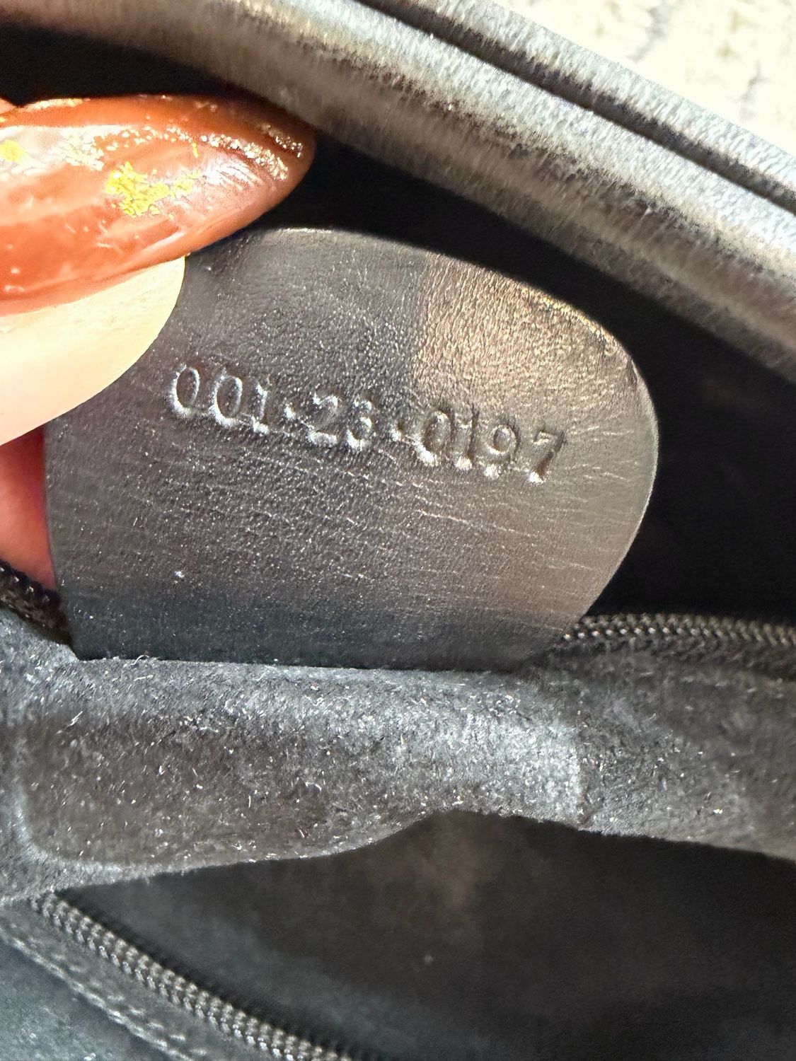 Gucci Vintage Camera Bag Crossbody Messenger Suede/Leather Black