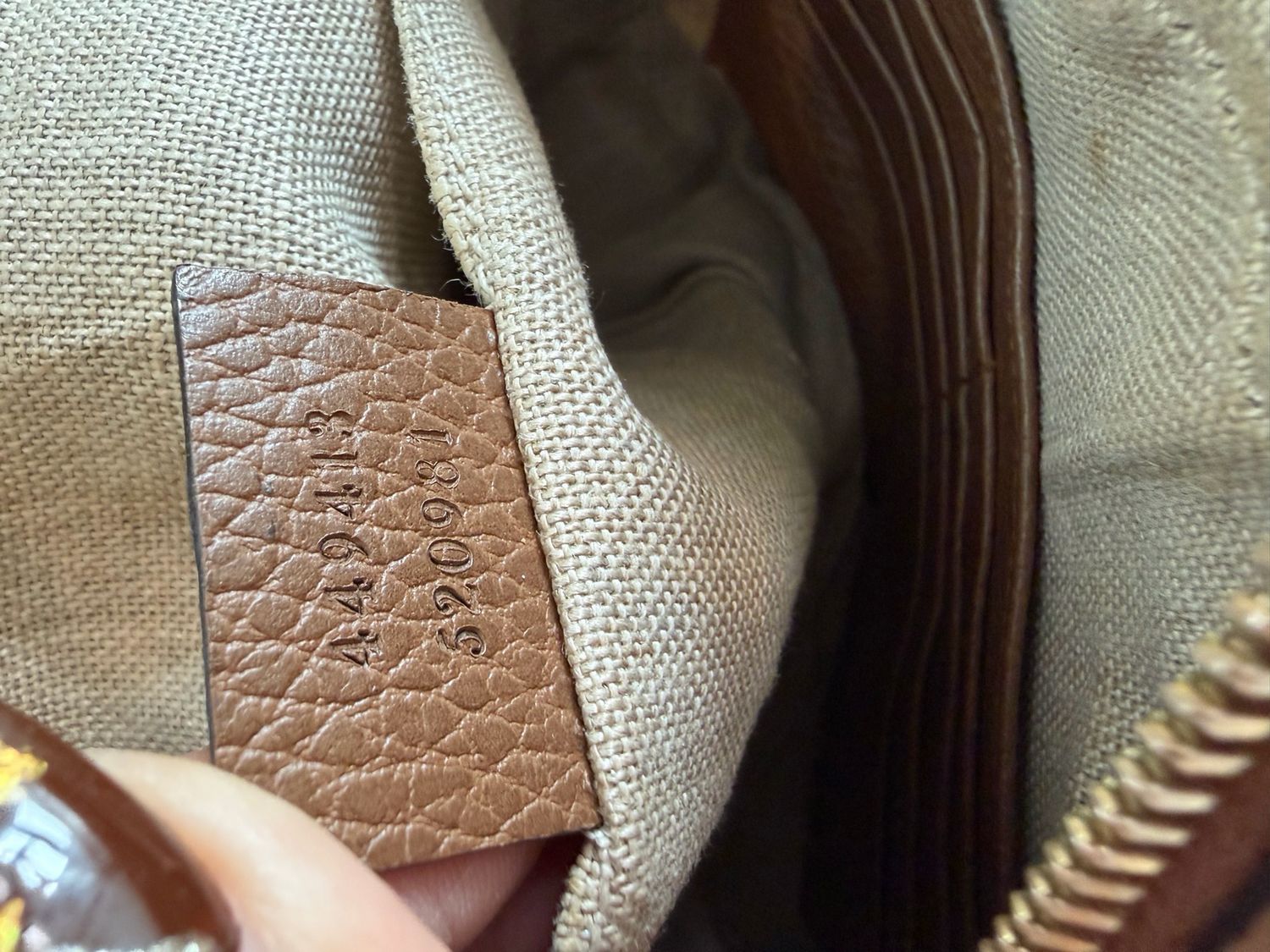 Gucci Monogram Canvas Bree Crossbody Messenger