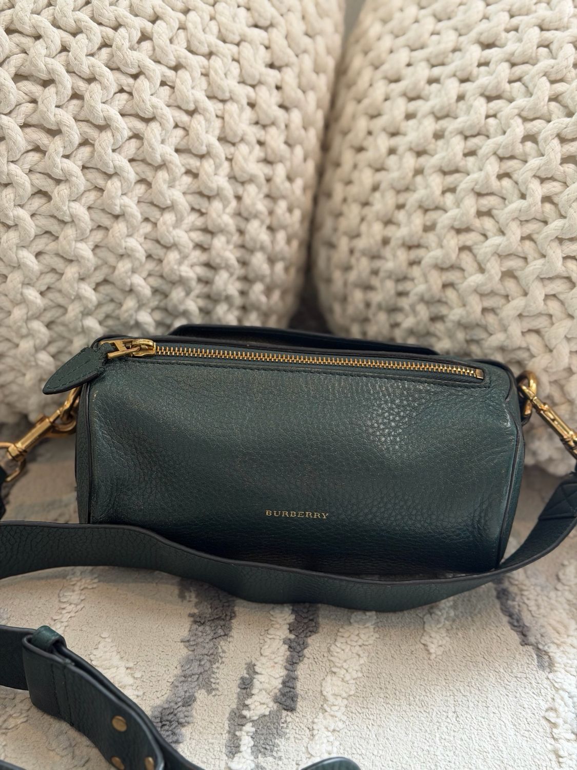 Burberry Barrel Bag Small Crossbody Messenger 