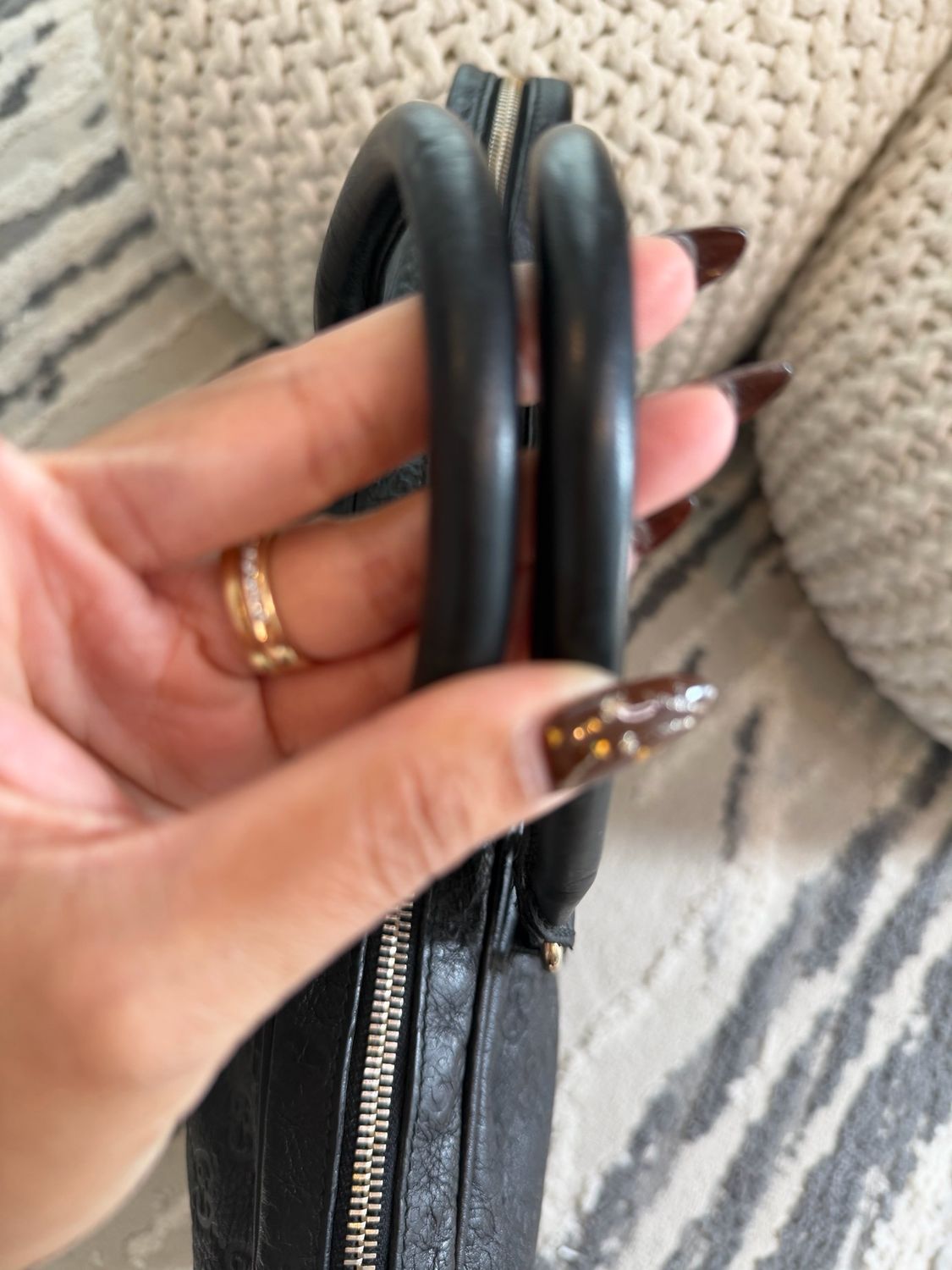 Gucci Laptop Briefcase Guccissima Leather