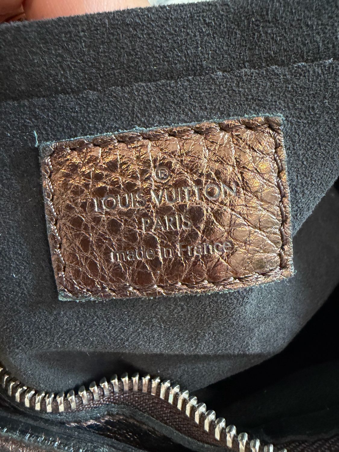 Louis Vuitton Monogram Mahina Leather Hobo Xs Shoulder Bag