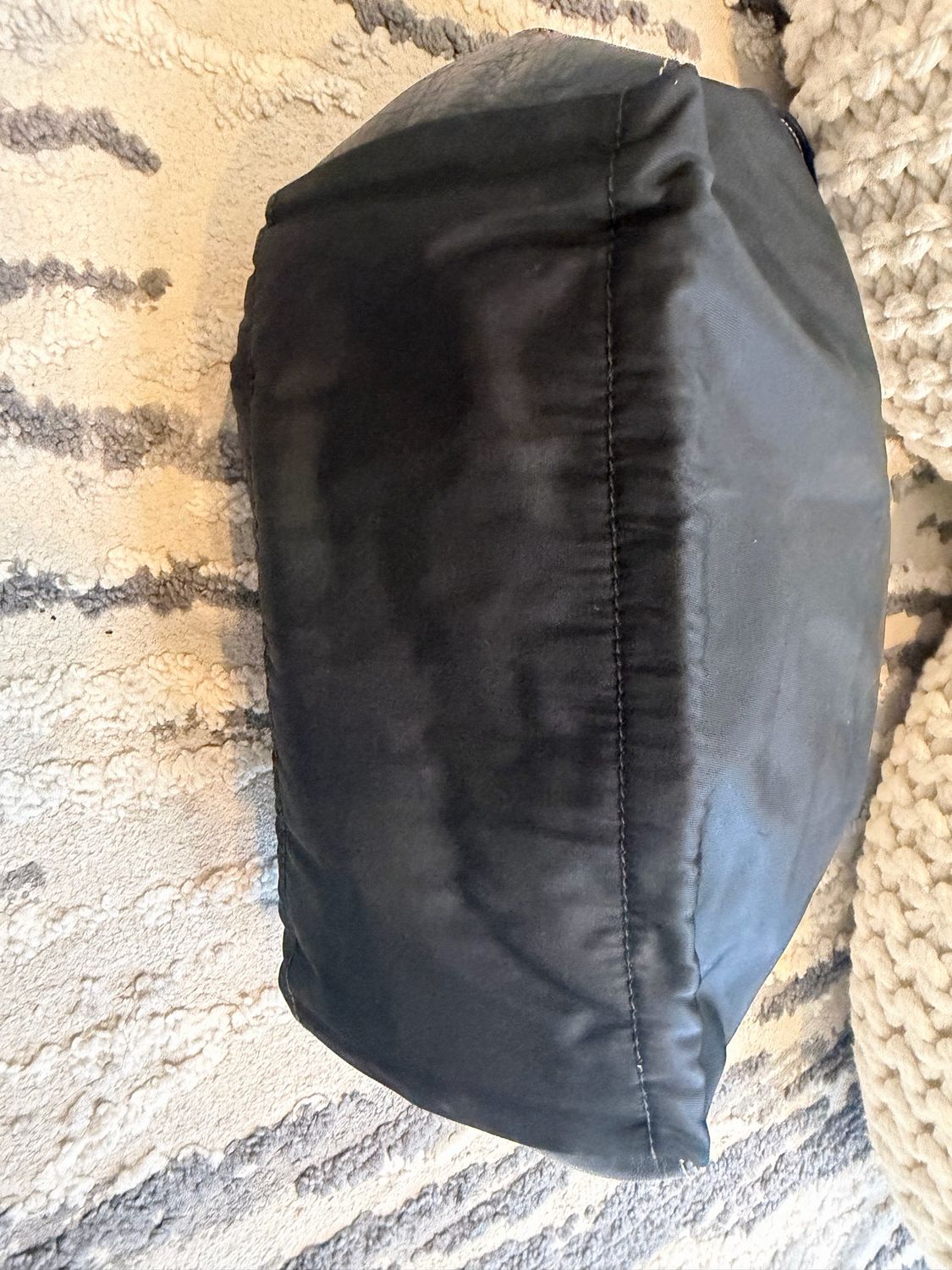 Prada Nylon Tessuto Hobo Shoulder Bag Black