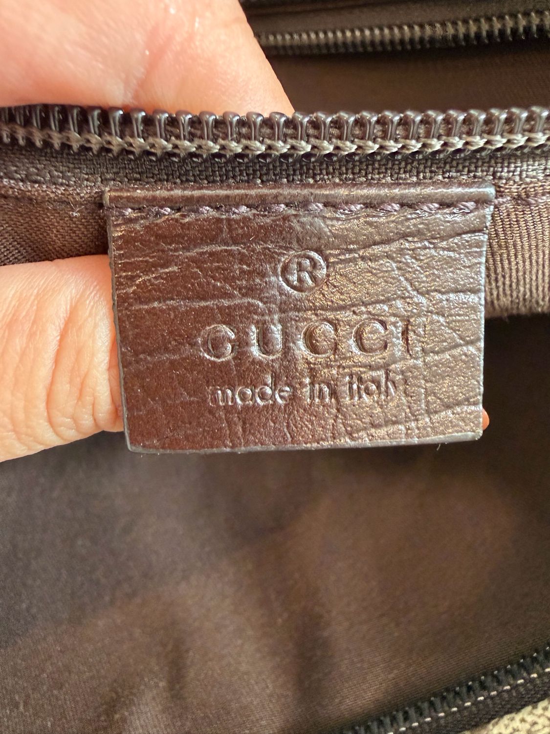Gucci Monogram Supreme Joy Zipper Tote