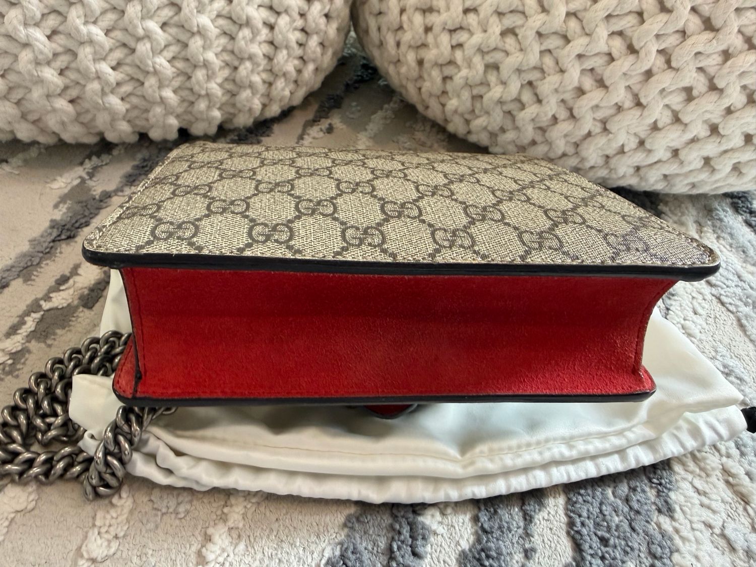 Gucci Monogram Dionysus Mini Crossbody Messenger