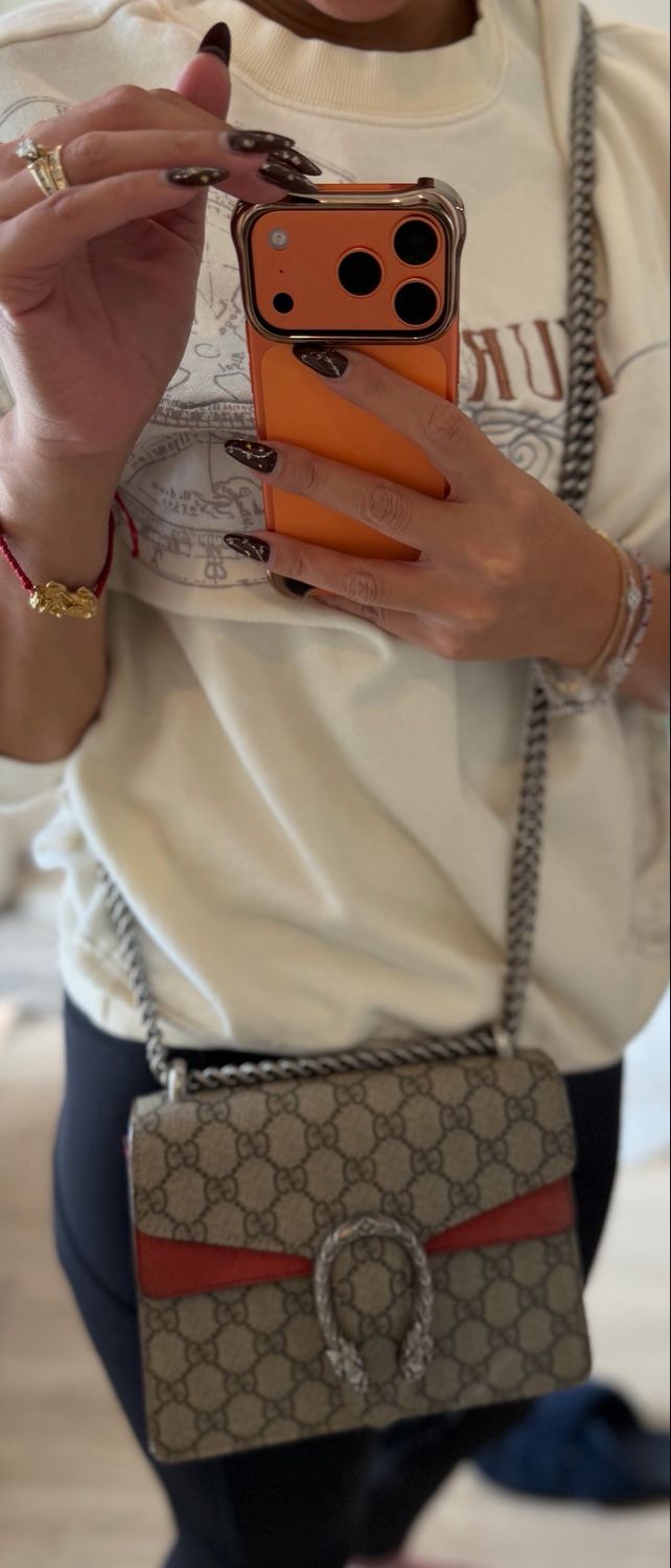 Gucci Monogram Dionysus Mini Crossbody Messenger