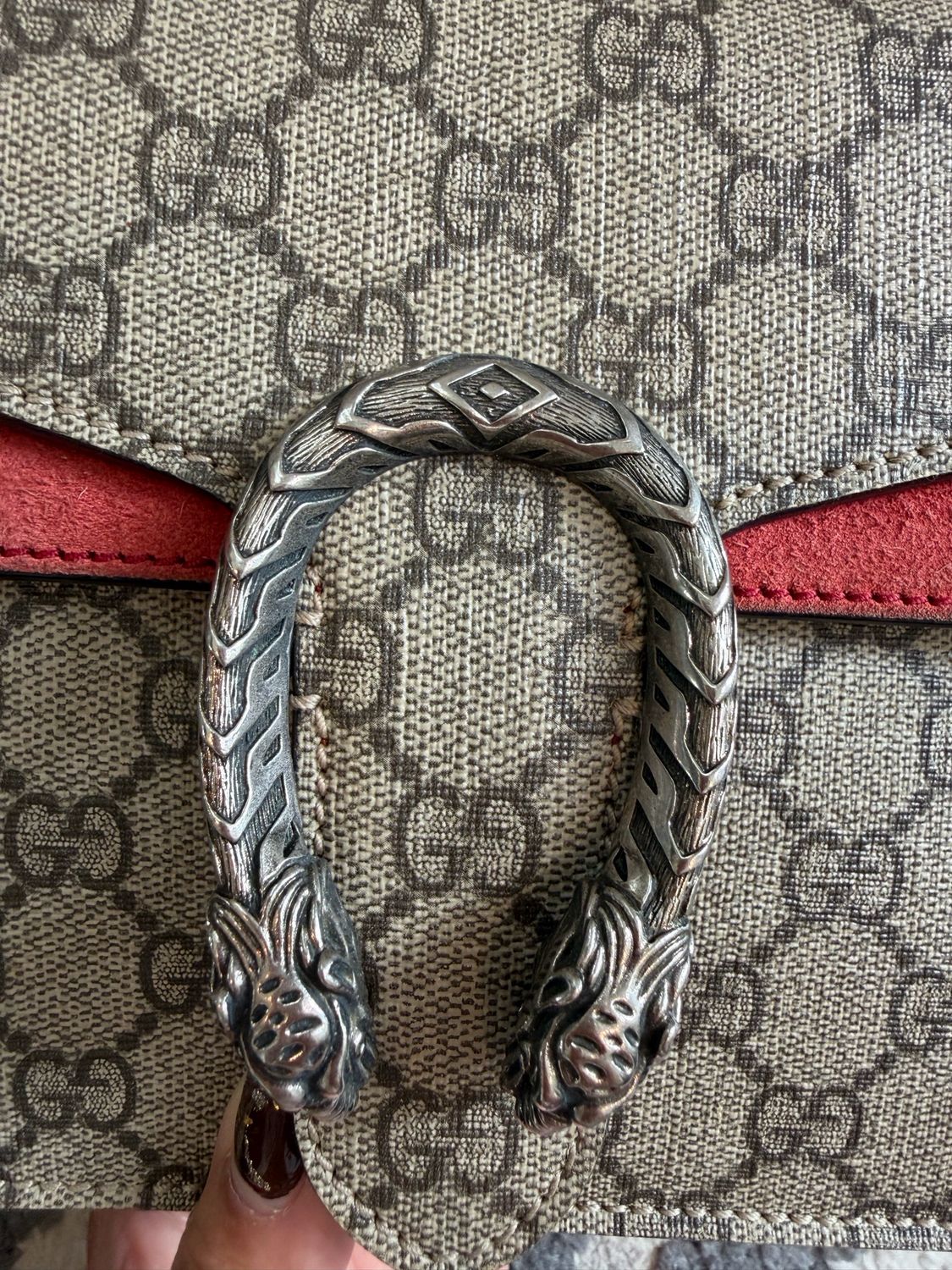 Gucci Monogram Dionysus Mini Crossbody Messenger