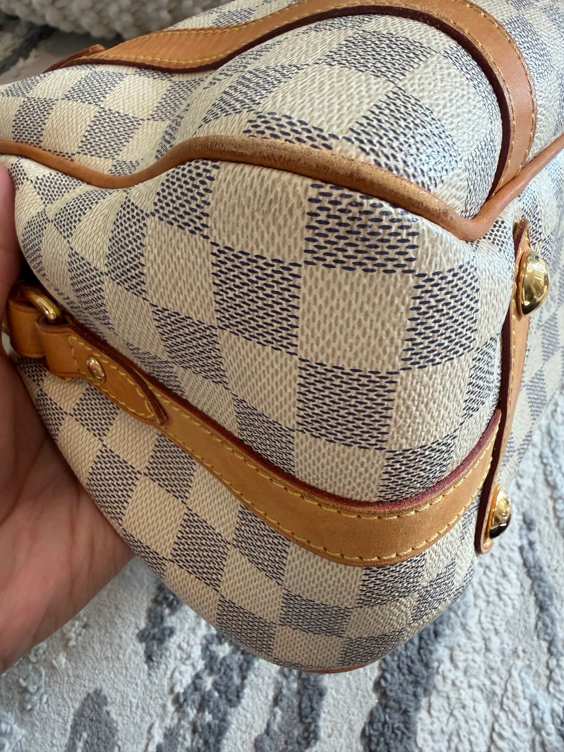 Louis Vuitton Damier Azur Stresa Pm Tote Shoulder