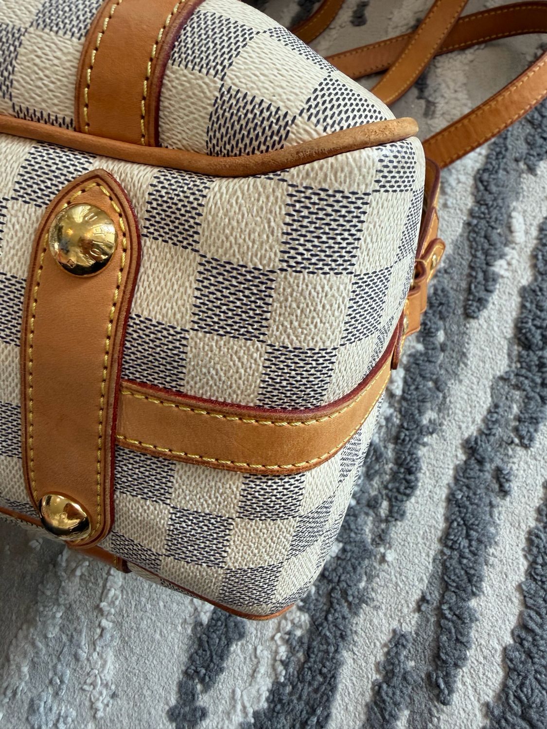 Louis Vuitton Damier Azur Stresa Pm Tote Shoulder