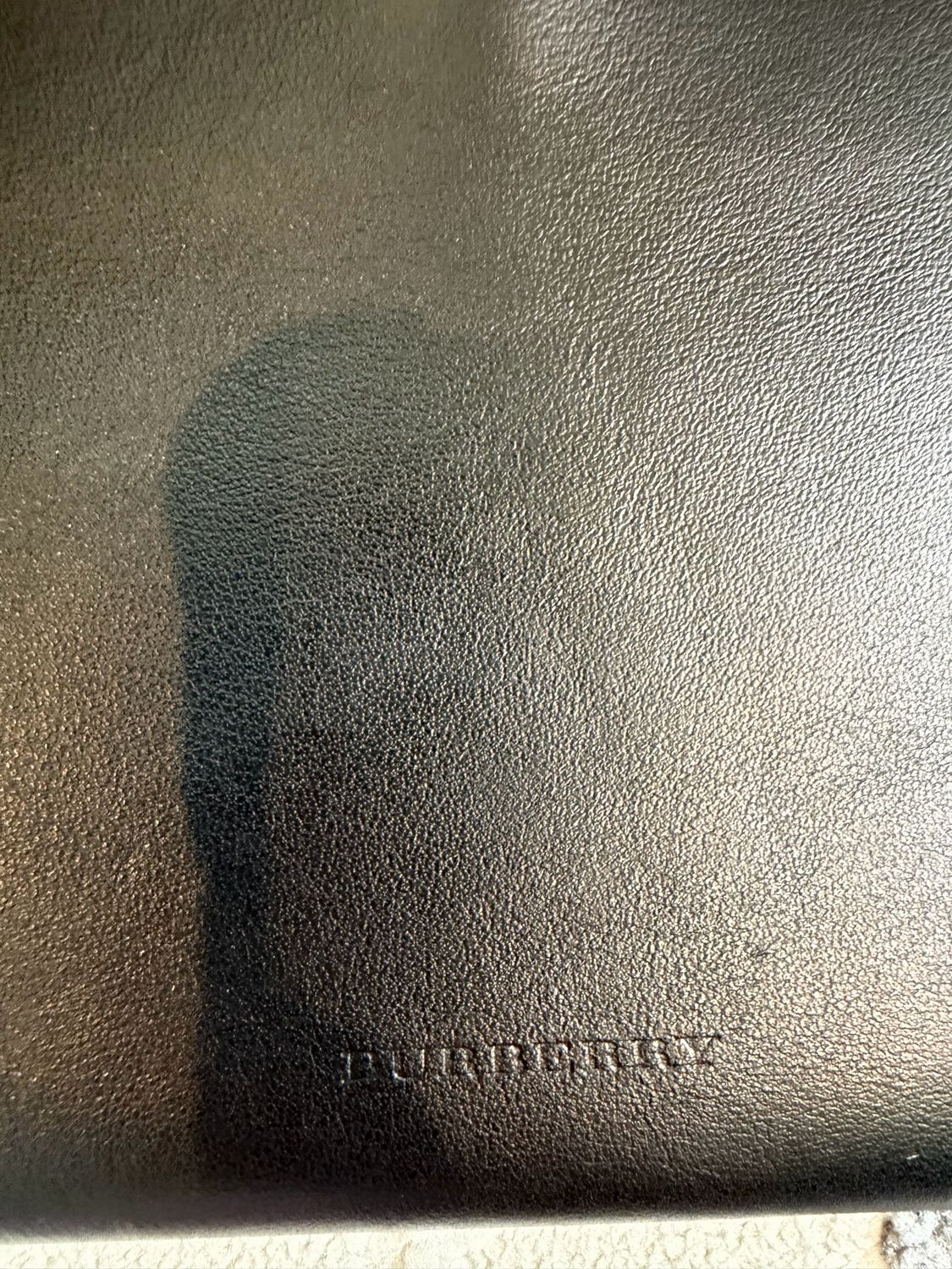 Burberry Black Leather Waist Bag Beltbag