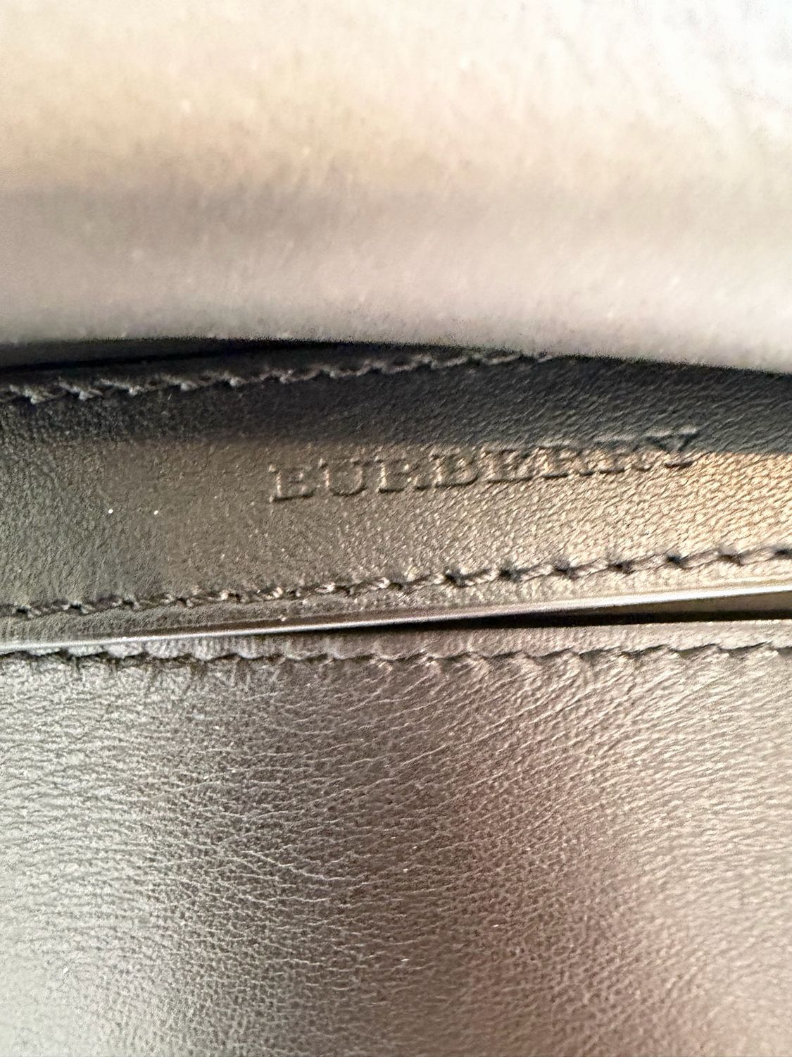 Burberry Black Leather Waist Bag Beltbag