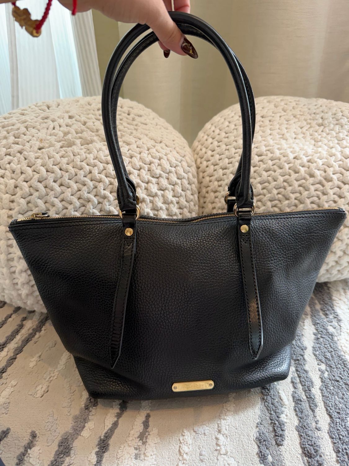 Burberry Salisbury Tote Shoulder Black