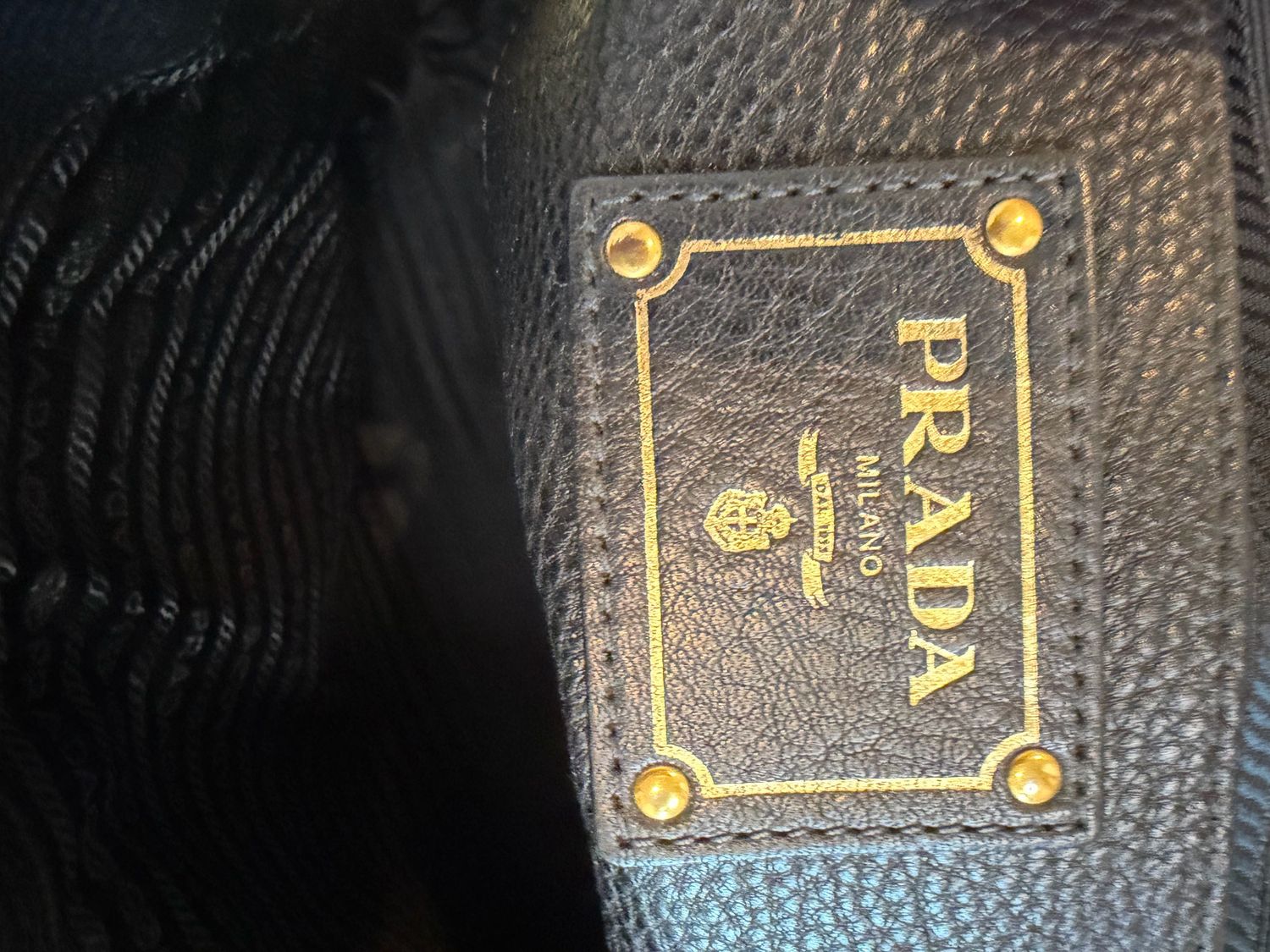 Prada Vitello Phenix Convertible Tote Messenger