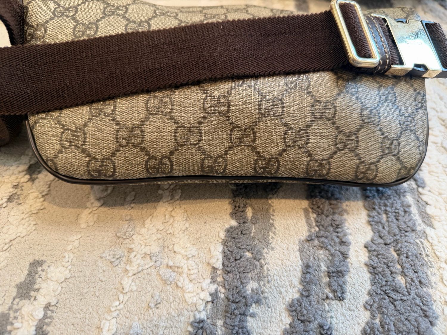 Gucci Monogram Supreme Plus Waist Bag B Beltbag
