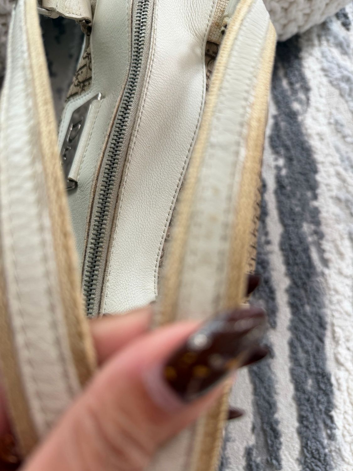 Christian Dior Boston Trotter Oblique Tote Shoulder