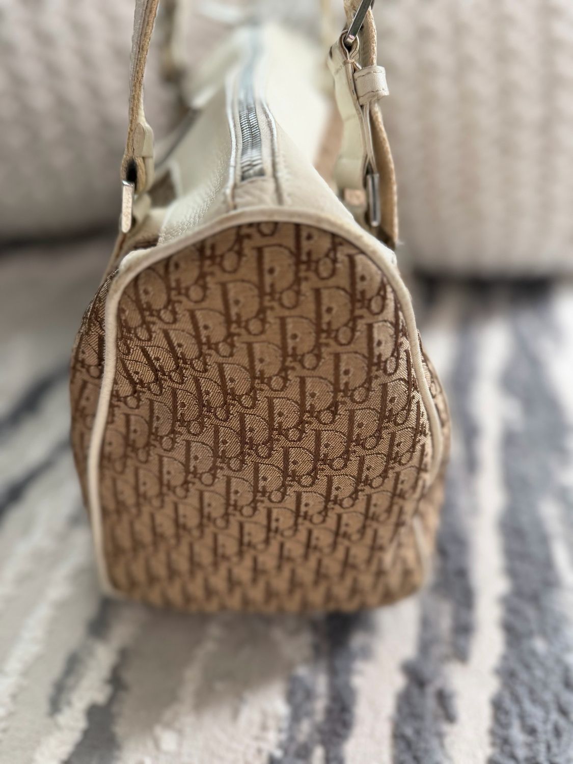 Christian Dior Boston Trotter Oblique Tote Shoulder