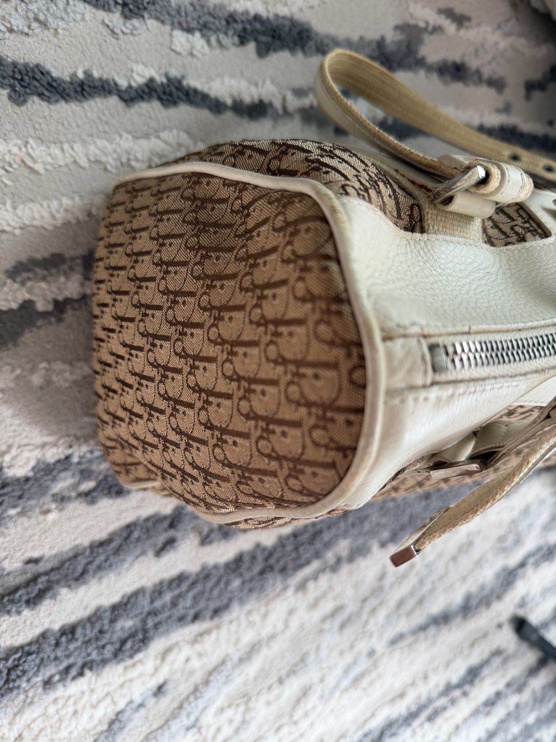 Christian Dior Boston Trotter Oblique Tote Shoulder