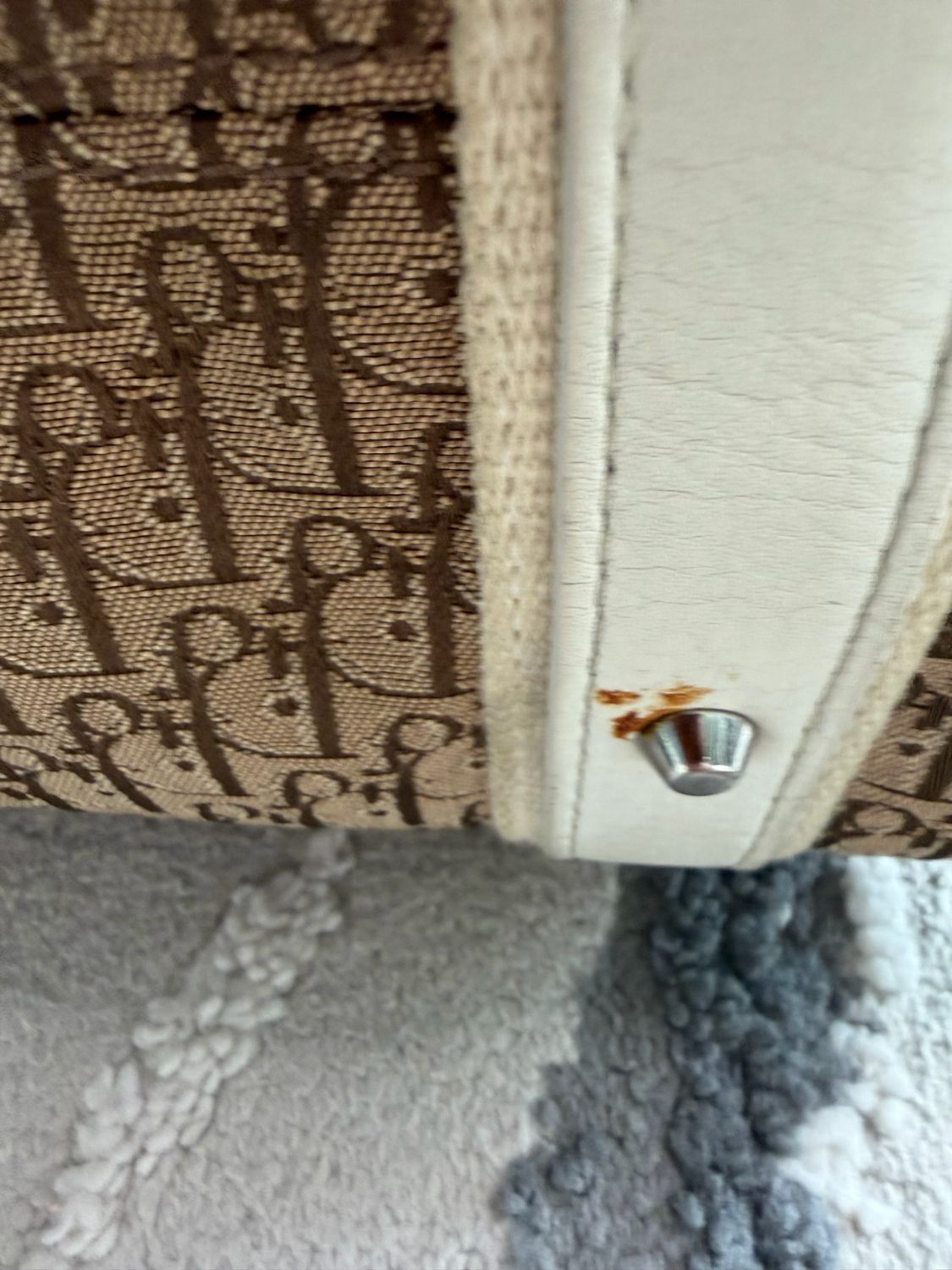 Christian Dior Boston Trotter Oblique Tote Shoulder