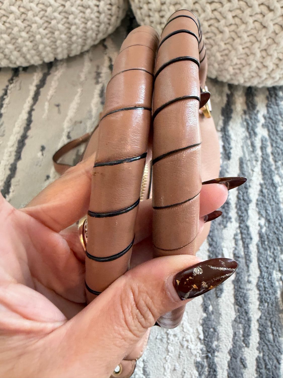 Chloe Pebbled Leather Marcie Saddle Tote Medium