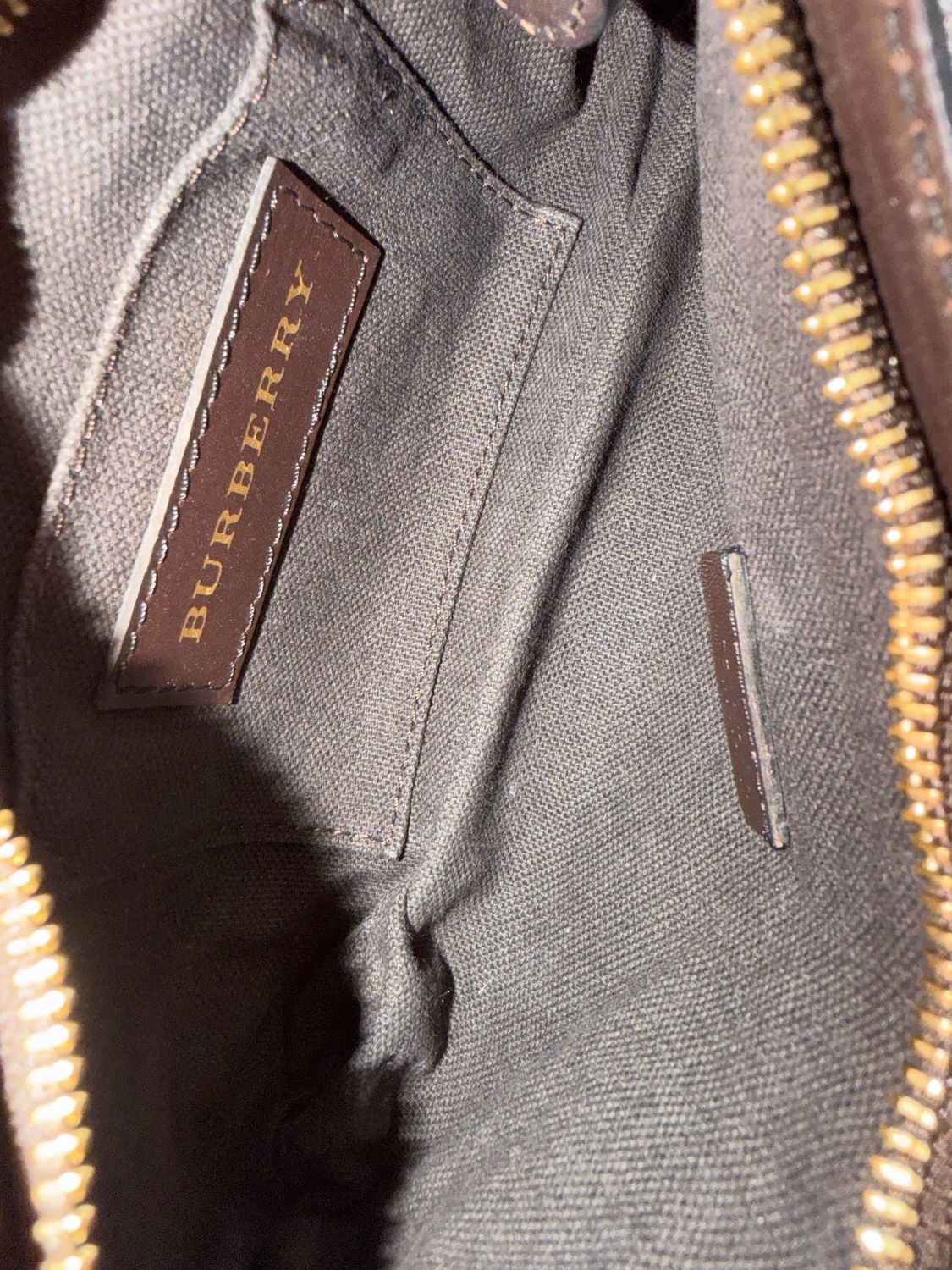 Burberry Haymarket Check Pochette Hobo Shoulder Bag