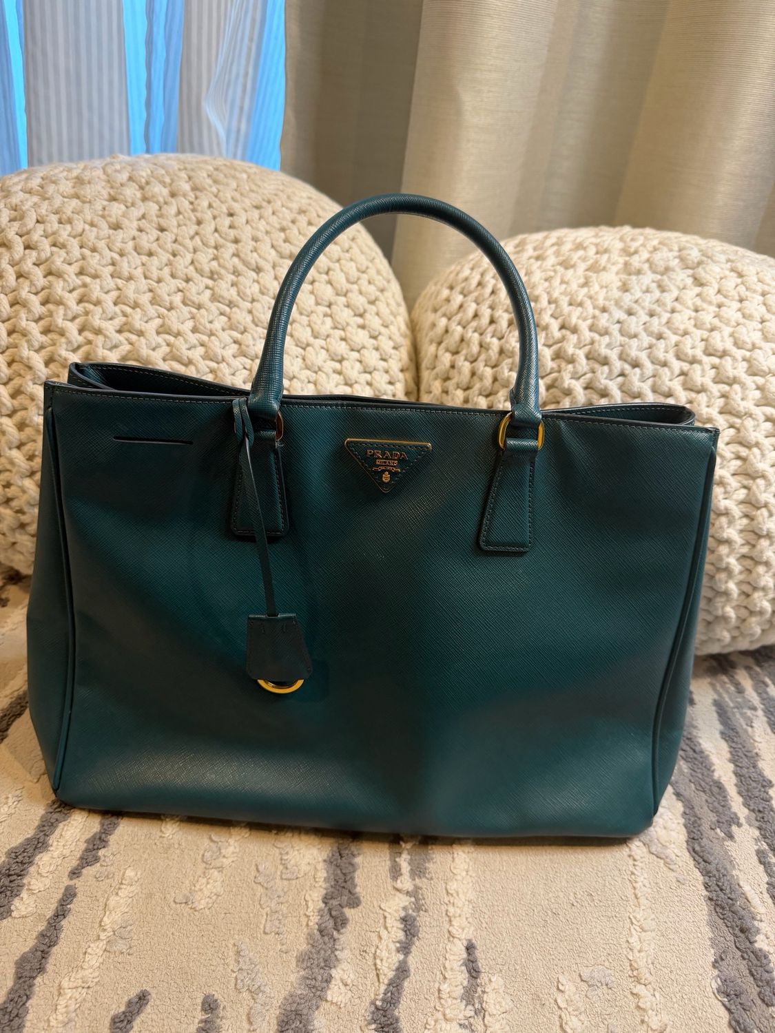 Prada Saffiano Galliera Handbag