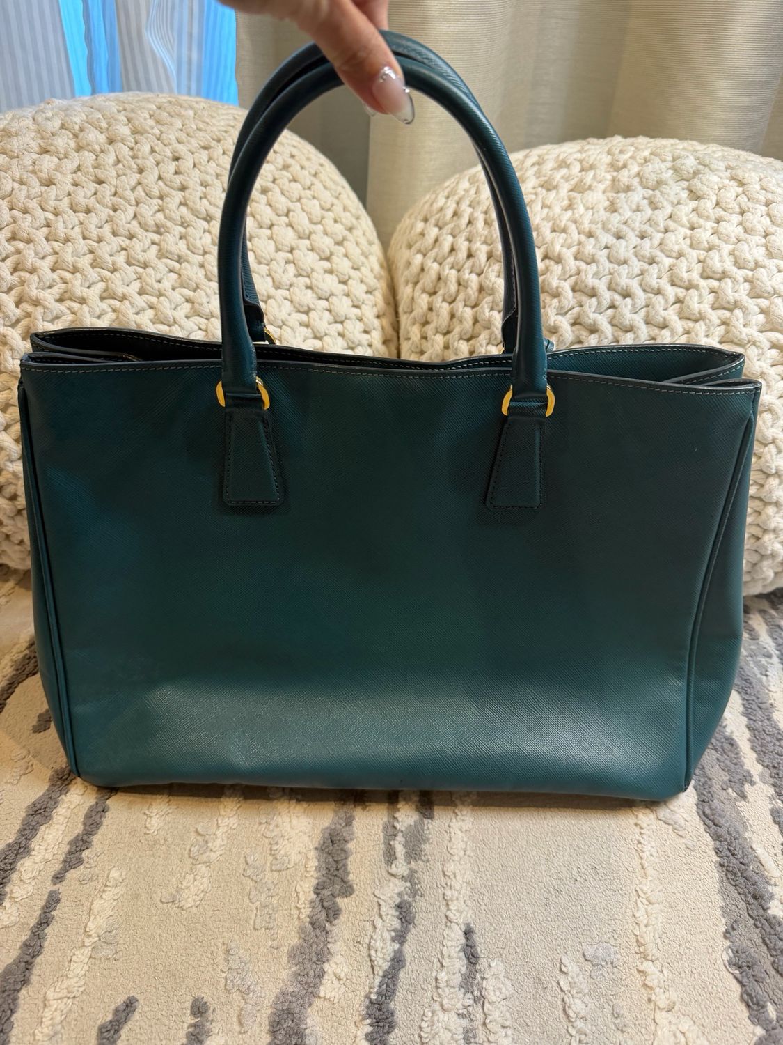 Prada Saffiano Galliera Handbag