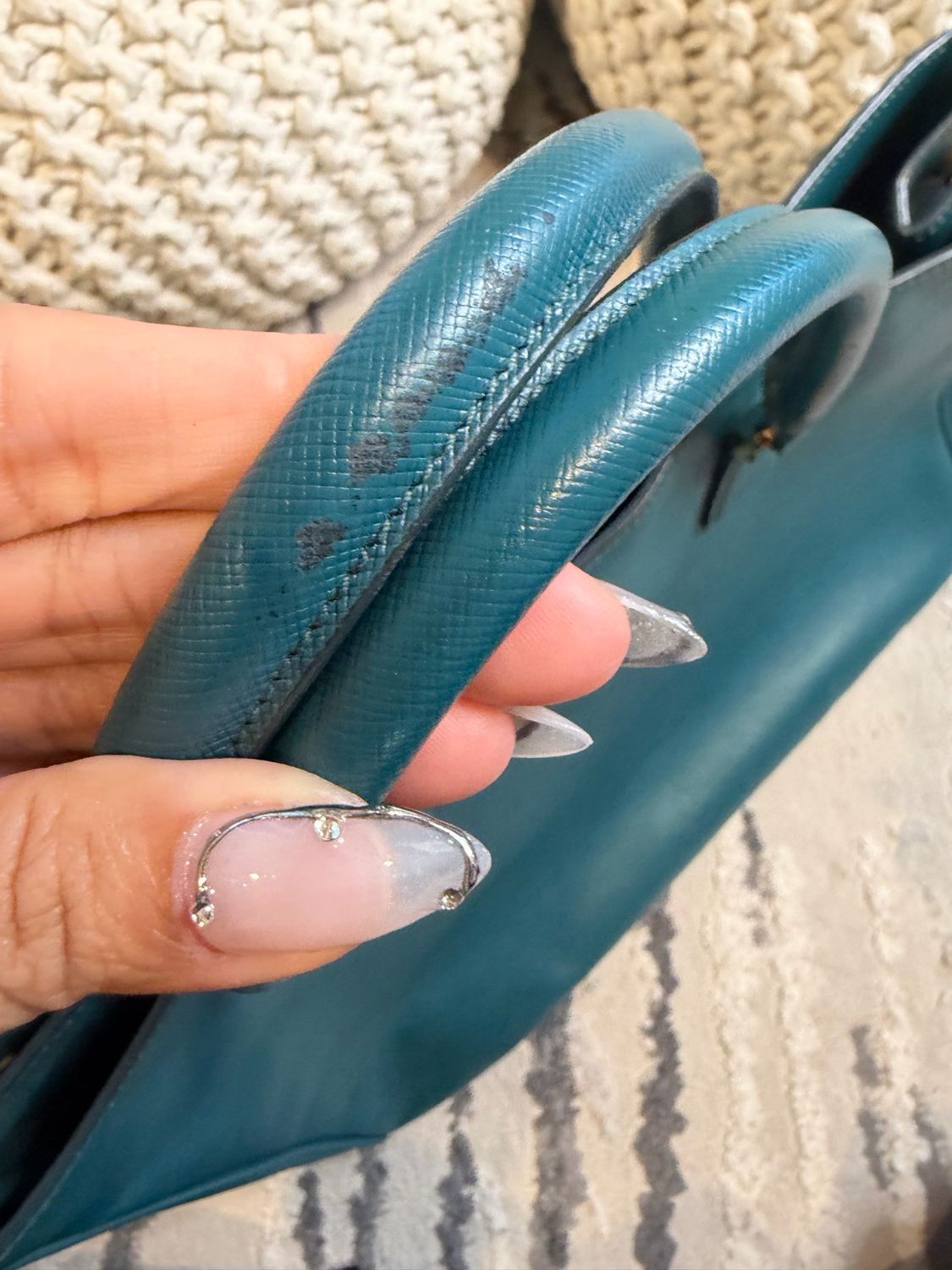 Prada Saffiano Galliera Handbag