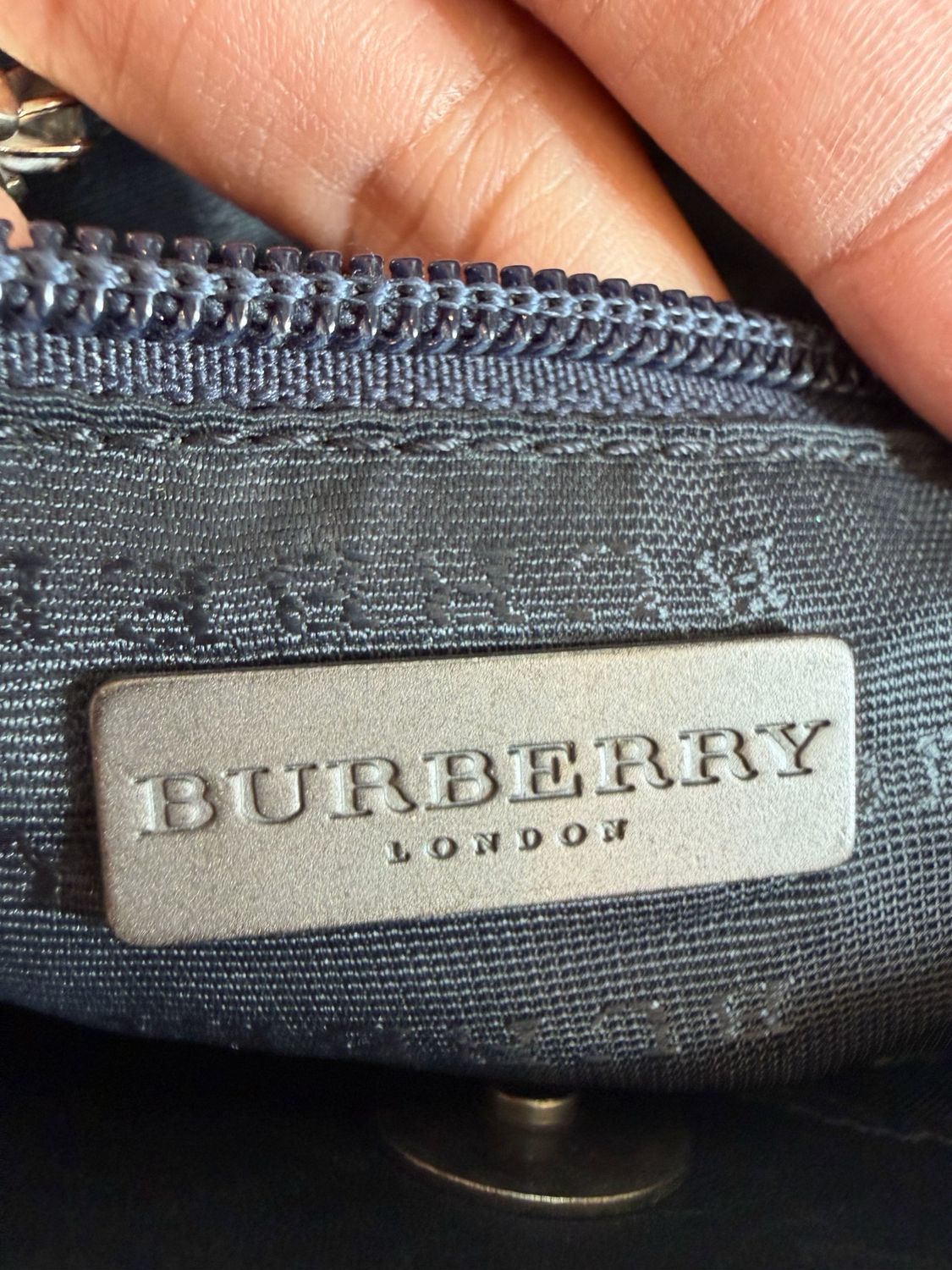 Burberry Vintage Check Top Handle Tote
