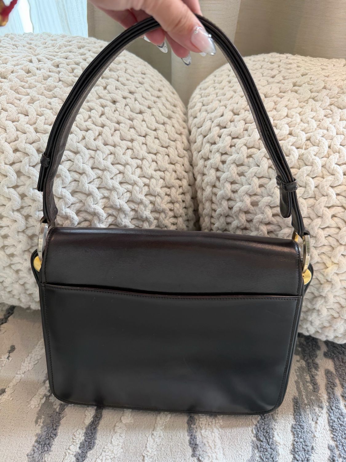 Gucci Vintage Soft Leather Hobo Shpulder Bag