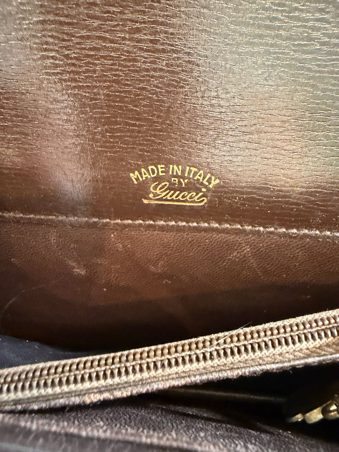 Gucci Vintage Soft Leather Hobo Shpulder Bag