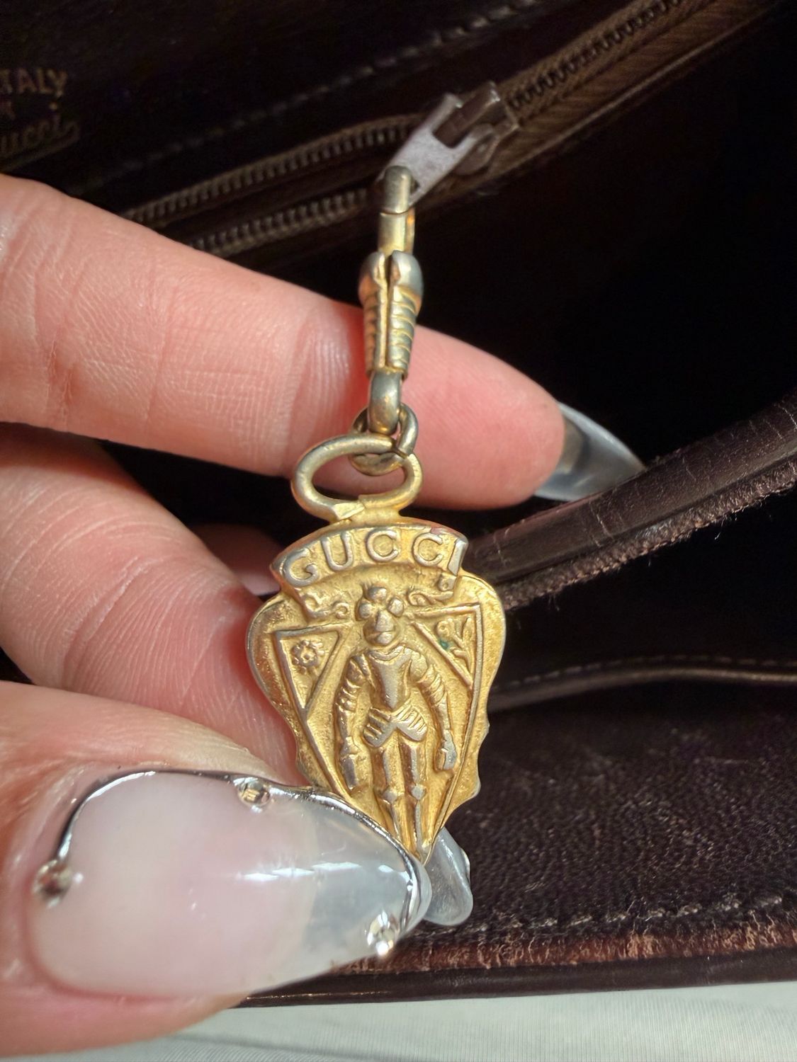 Gucci Vintage Soft Leather Hobo Shpulder Bag