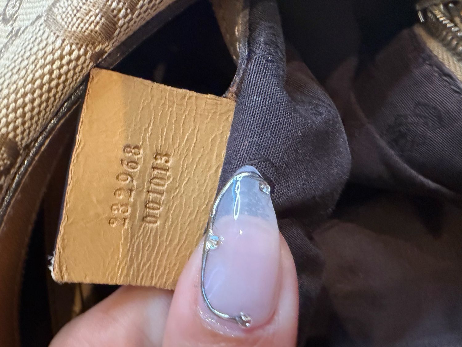 Gucci Monogram Canvas Hobo Horsebit Web Shoulder Bag