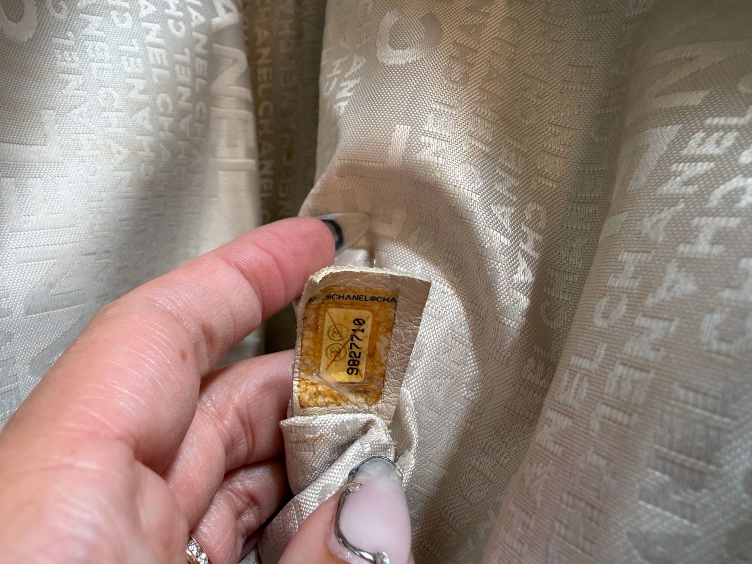 Chanel Bowler Lax Woven Tote Shoulder